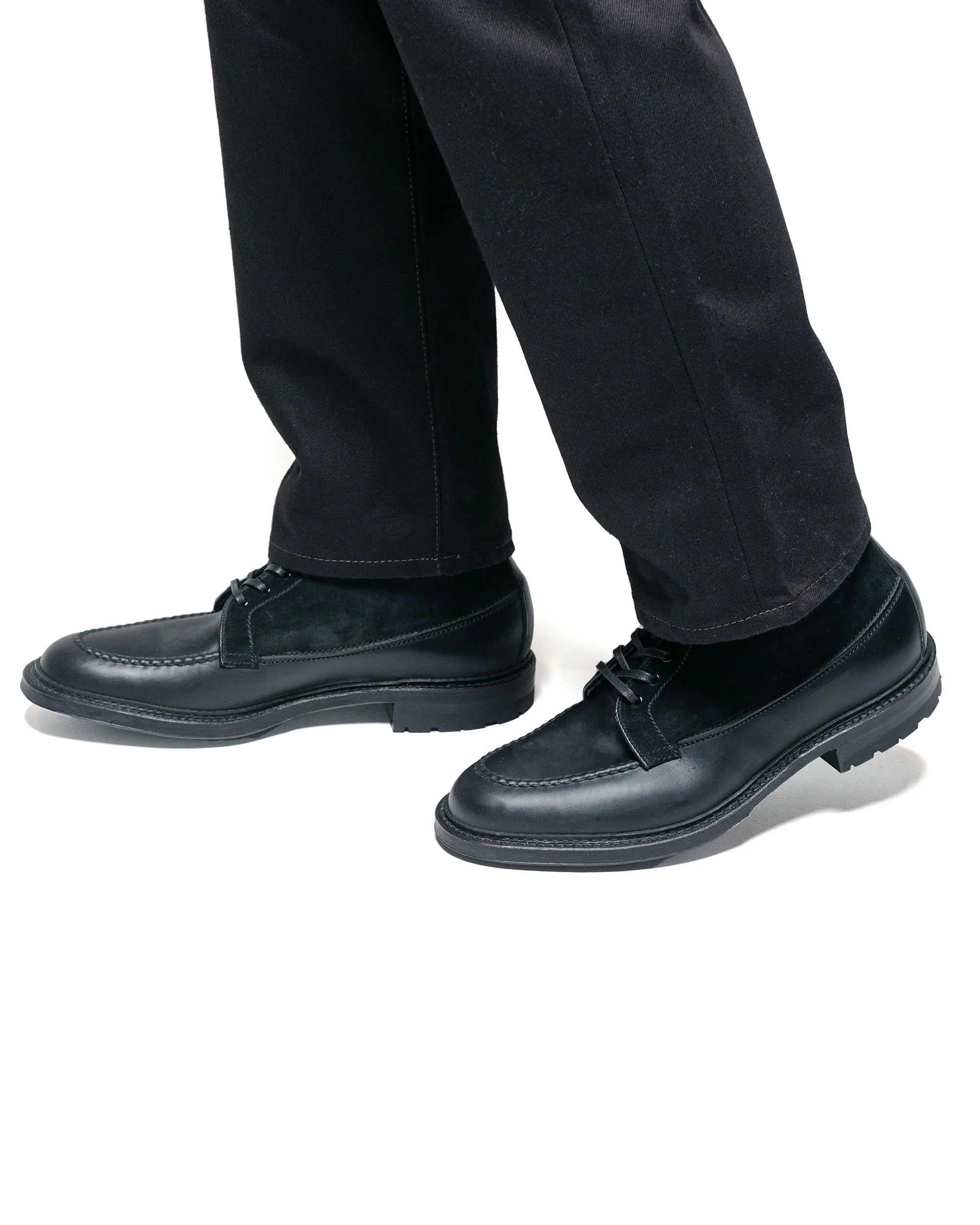 Alden Black Michigan Boot With Commando Sole - Image 6