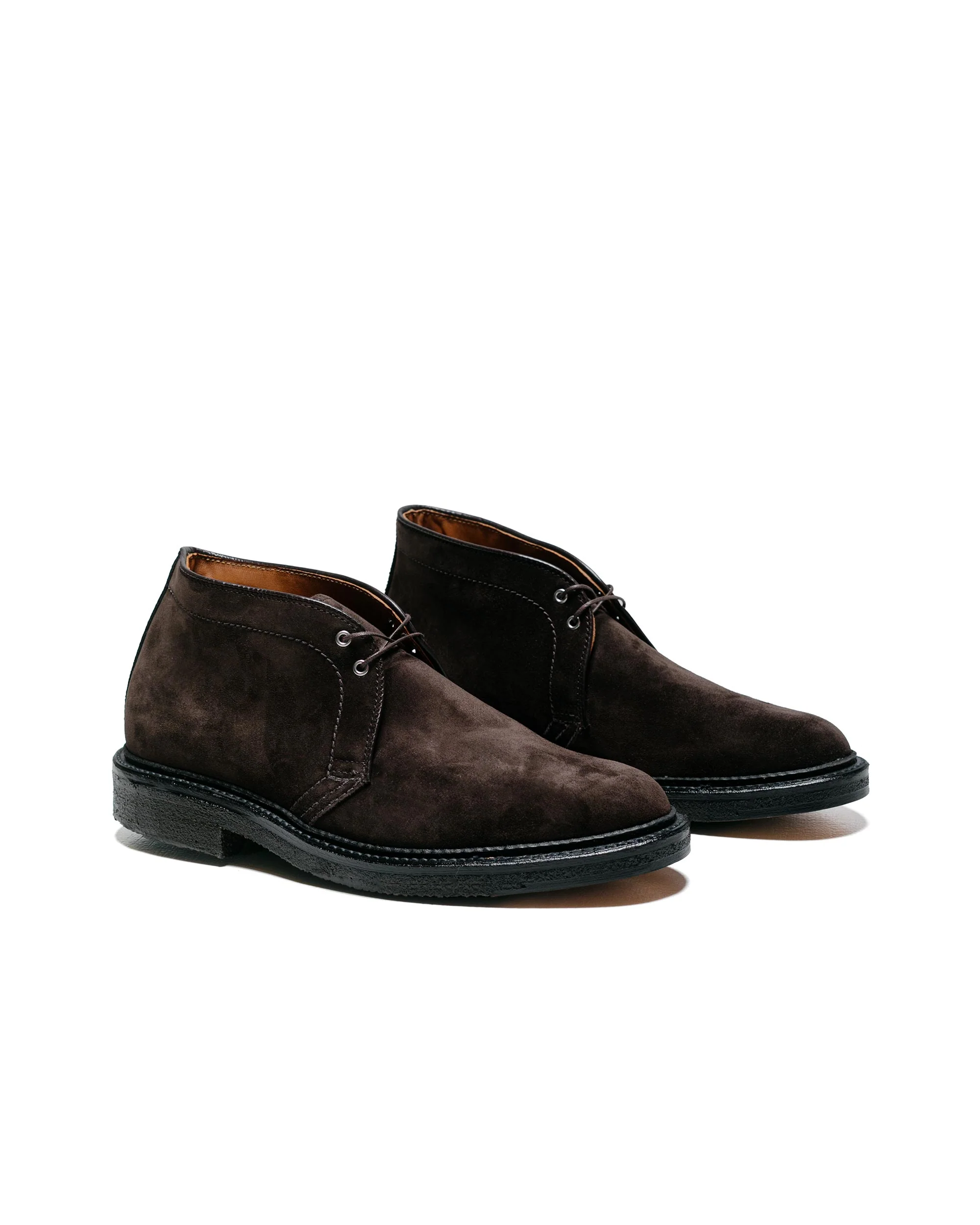 Alden Chukka Dark Chocolate Suede with Crepe Sole G1701 - Image 2