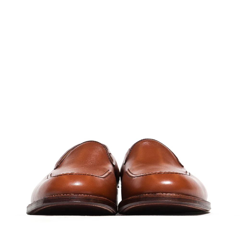Alden Cognac Lady Calf Slip On With Mocc Stitch G7101 - Image 3