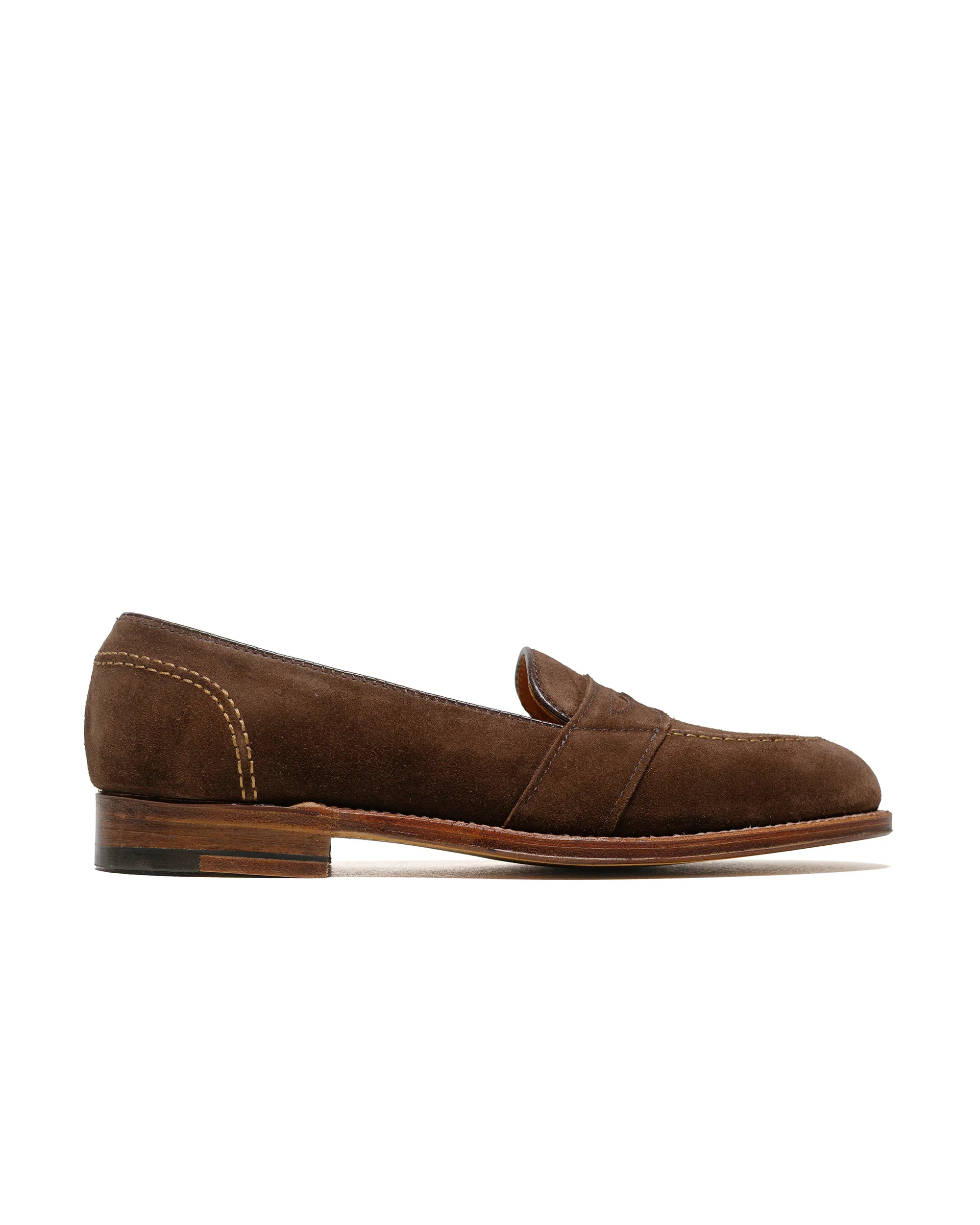 Alden Full Strap Loafer Humus Suede 68333