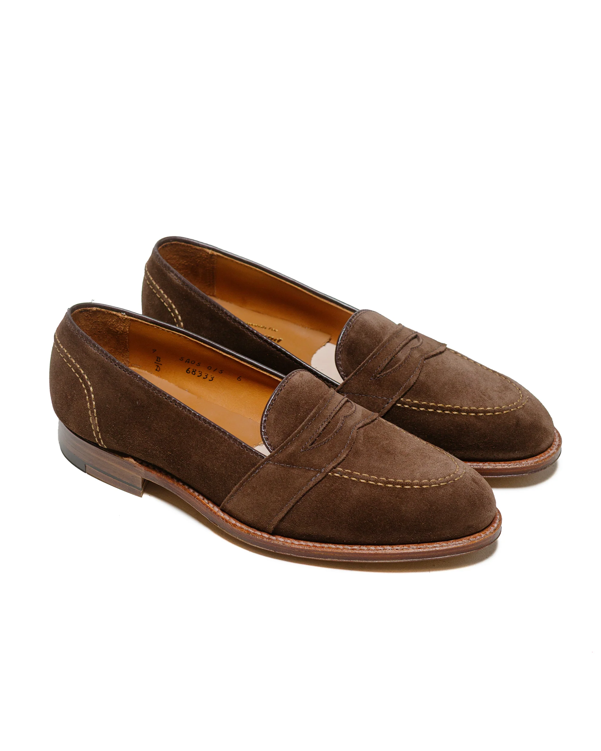 Alden Full Strap Loafer Humus Suede 68333 - Image 2