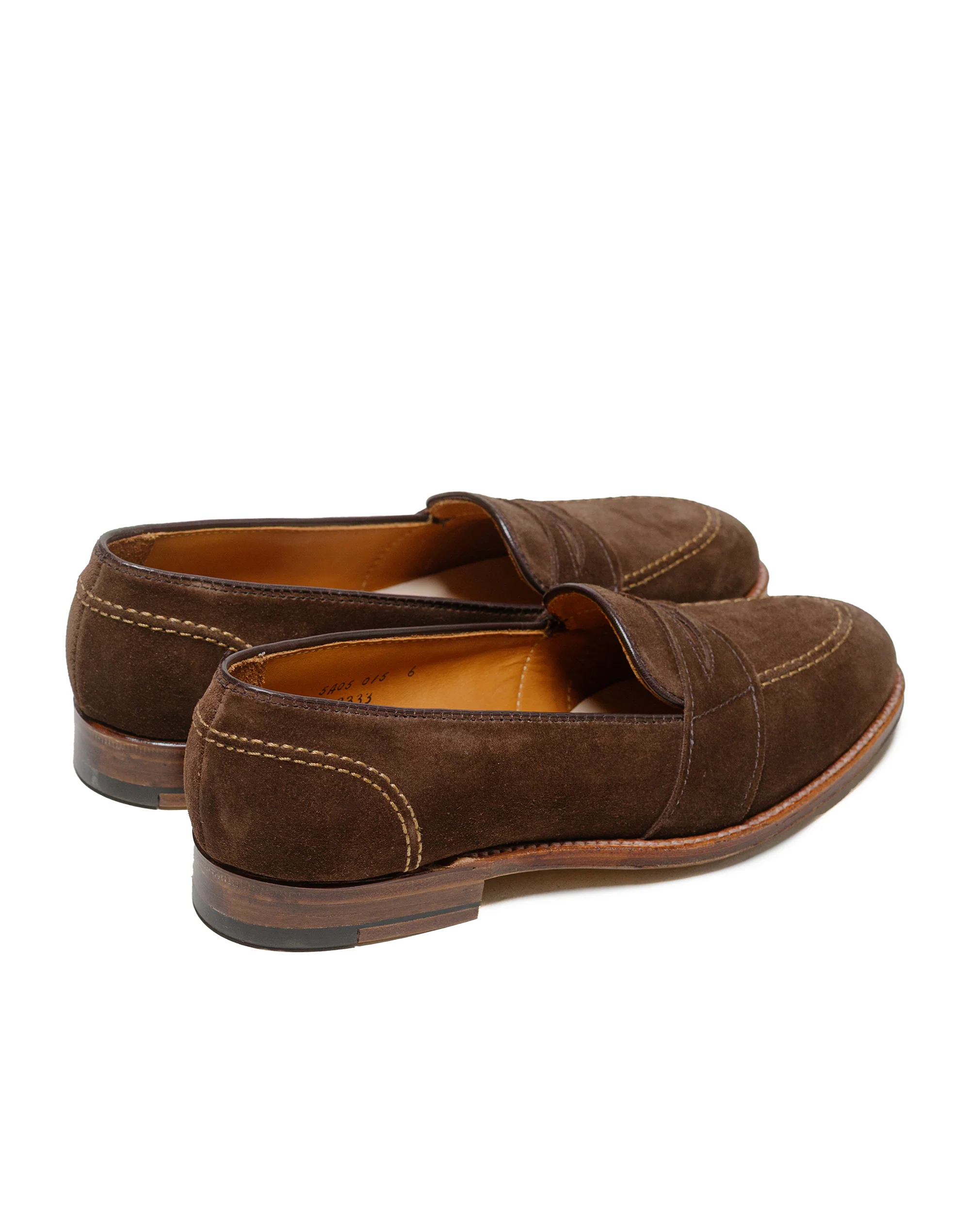 Alden Full Strap Loafer Humus Suede 68333 - Image 3