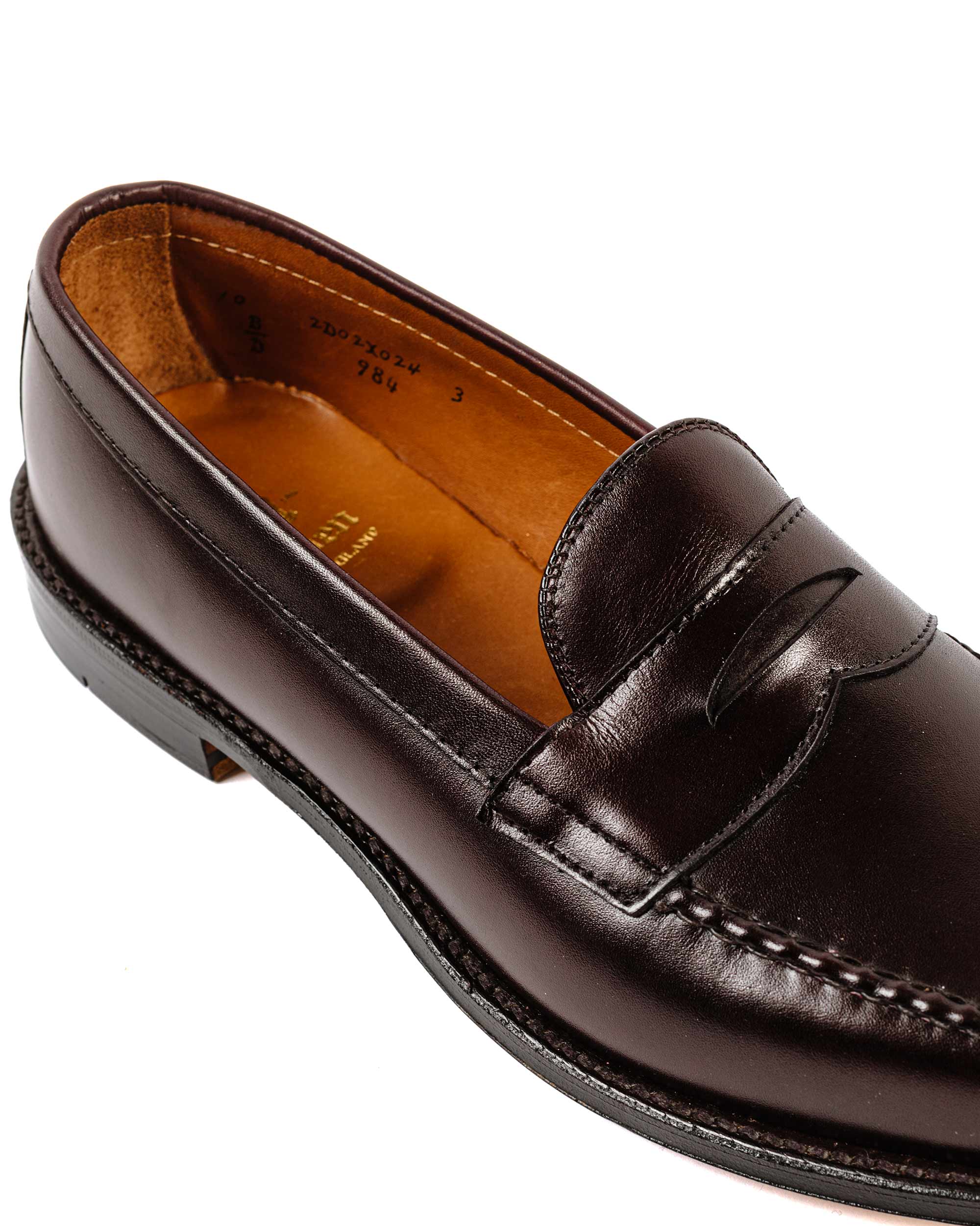 Alden Leisure Handsewn Burgundy Calfskin 984 - Image 3