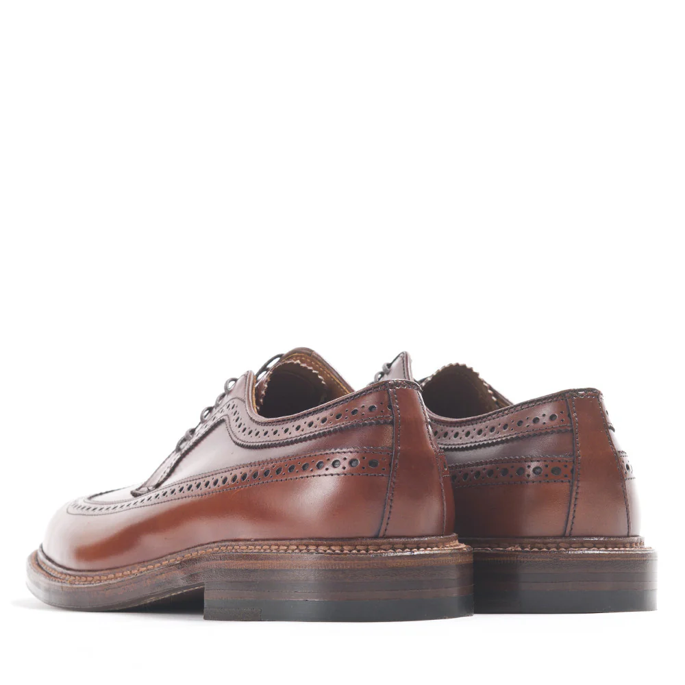 Alden Longwing Blucher 979 in Burnished Tan Calf - Image 4