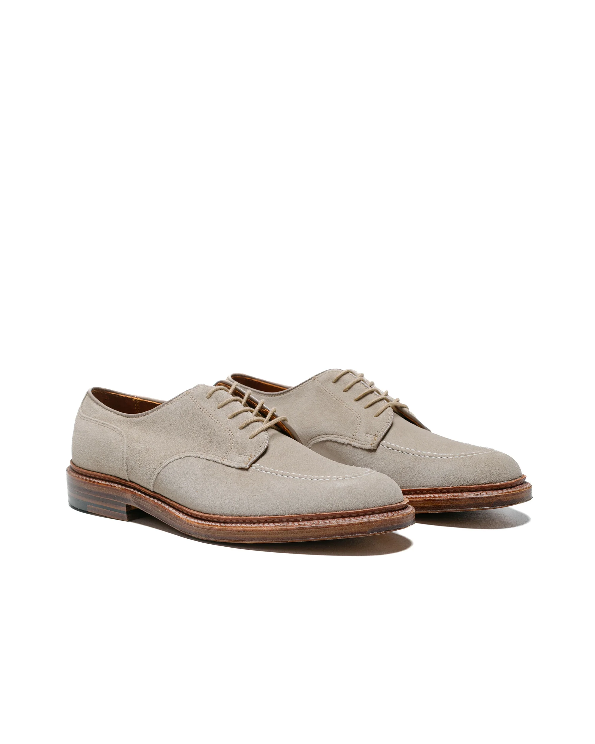 Alden Mocc Toe Blucher Milkshake Suede 24088 - Image 2