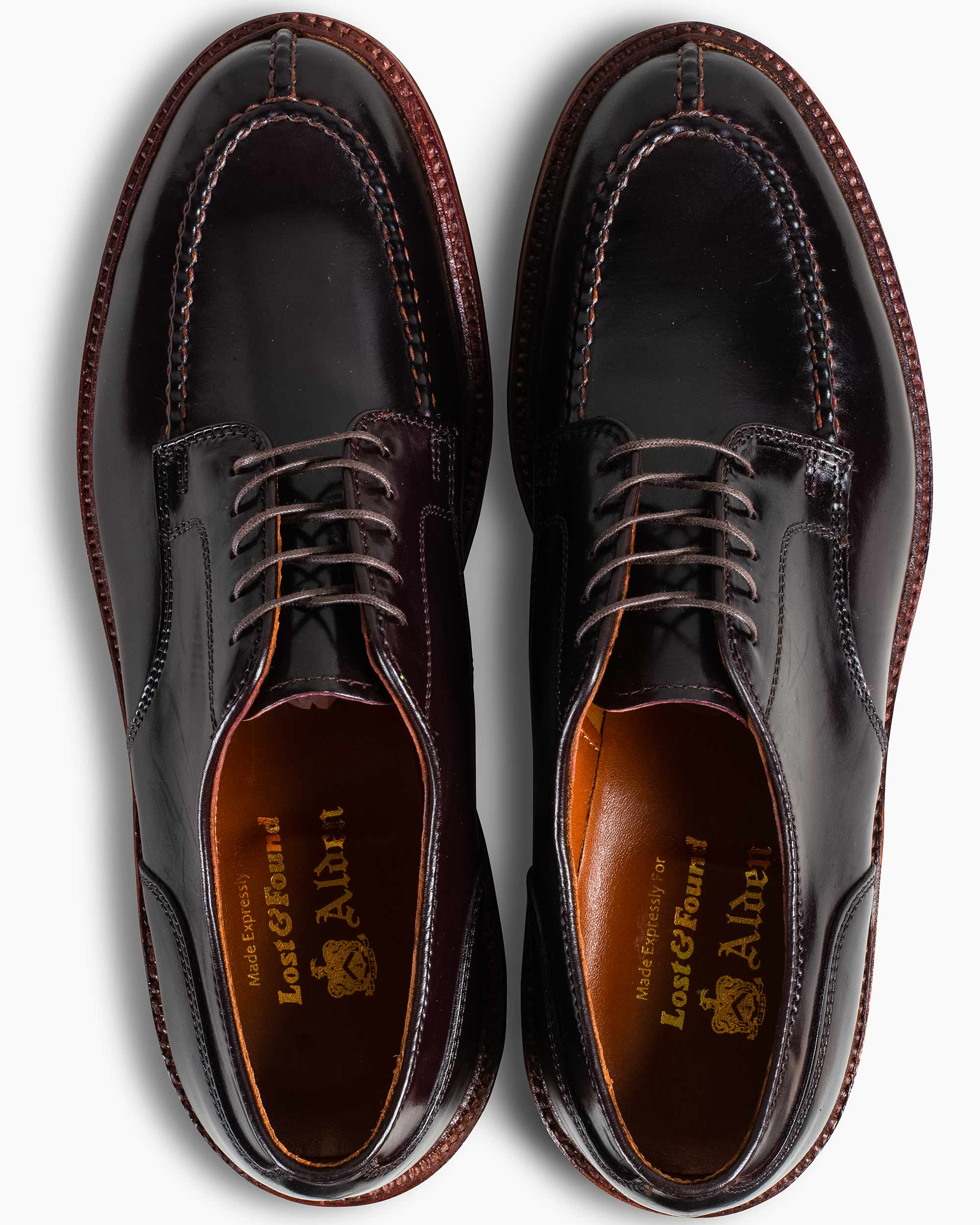 Alden Norwegian Split Toe Blucher Colour 8 Shell Cordovan G1601 - Image 4