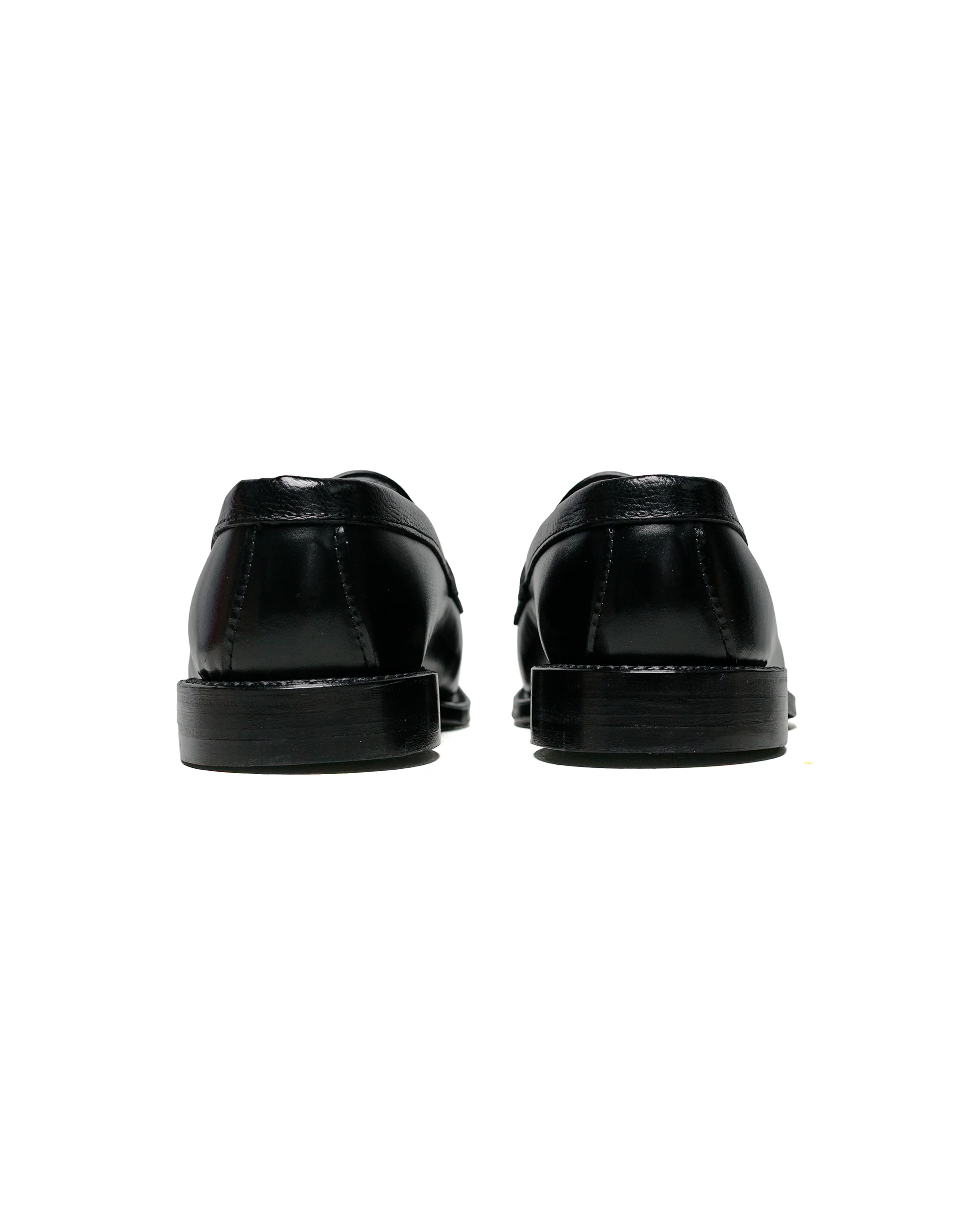 Alden Penny Loafer Black Calfskin/Black Alpine Grain G2201 - Image 4