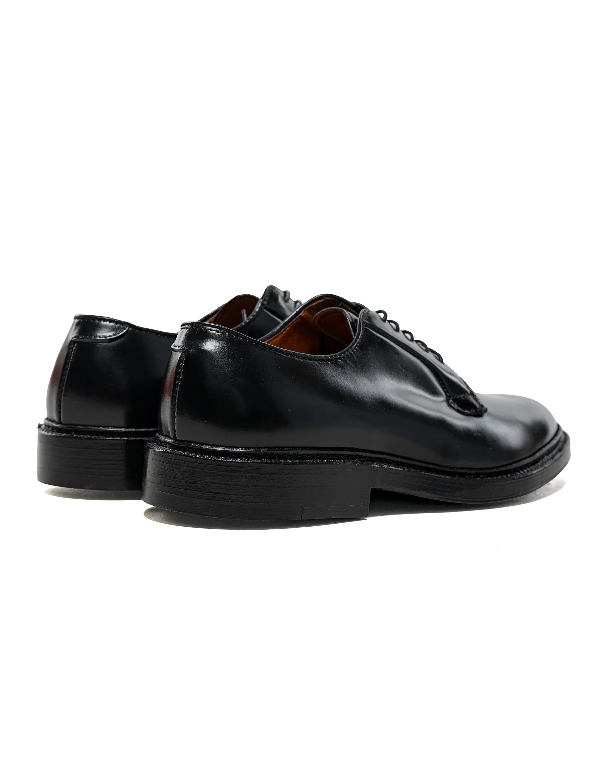 Alden Plain Toe Blucher Black Shell Cordovan 9901 - Image 3