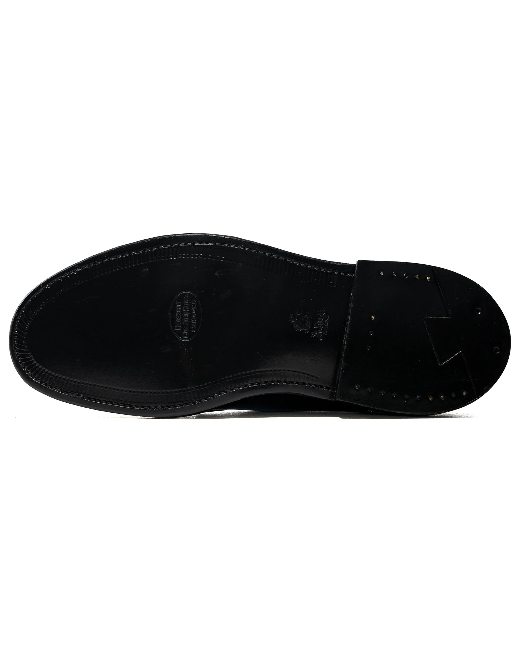 Alden Plain Toe Blucher Black Shell Cordovan 9901 - Image 5