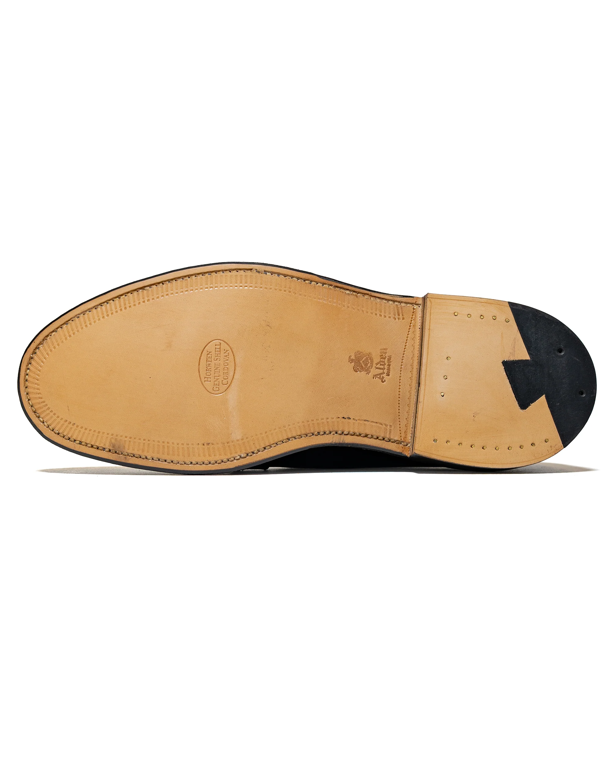 Alden Plain Toe Blucher Colour 8 Shell Cordovan 990 - Image 7