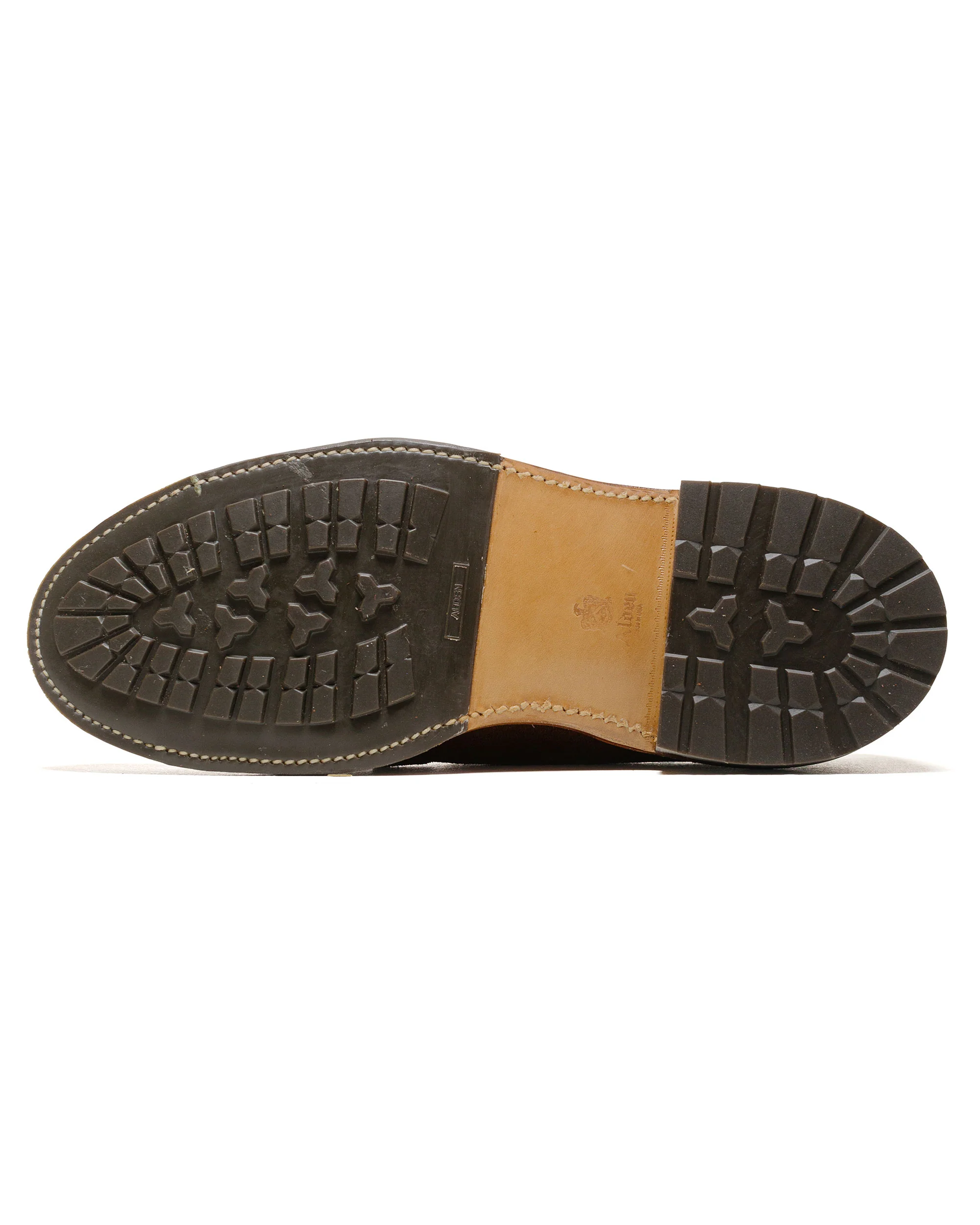 Alden Plain Toe Blucher Reverse Tobacco Chamois 9474C - Image 5
