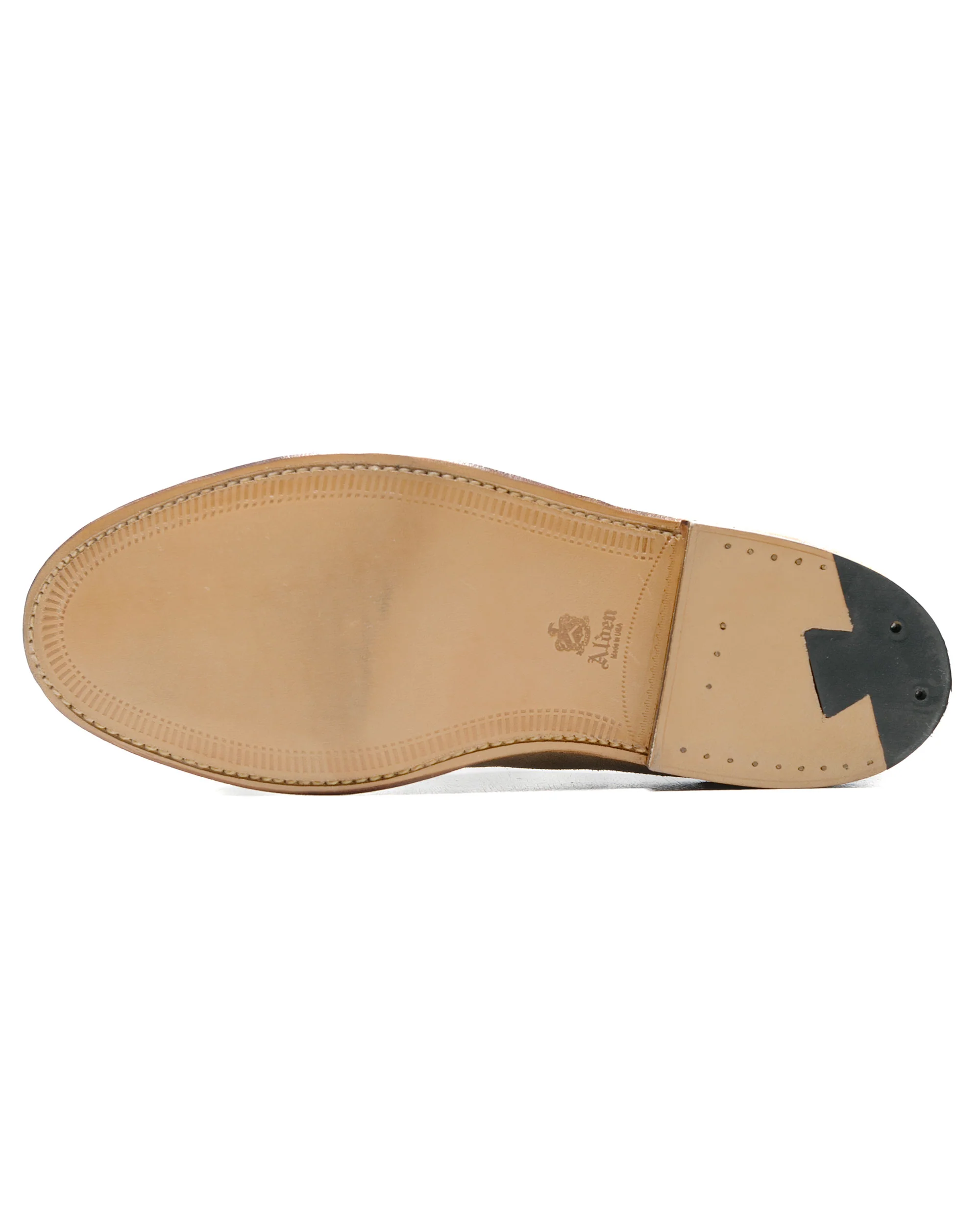 Alden Plain Toe Blucher Tan Suede G2401 - Image 5