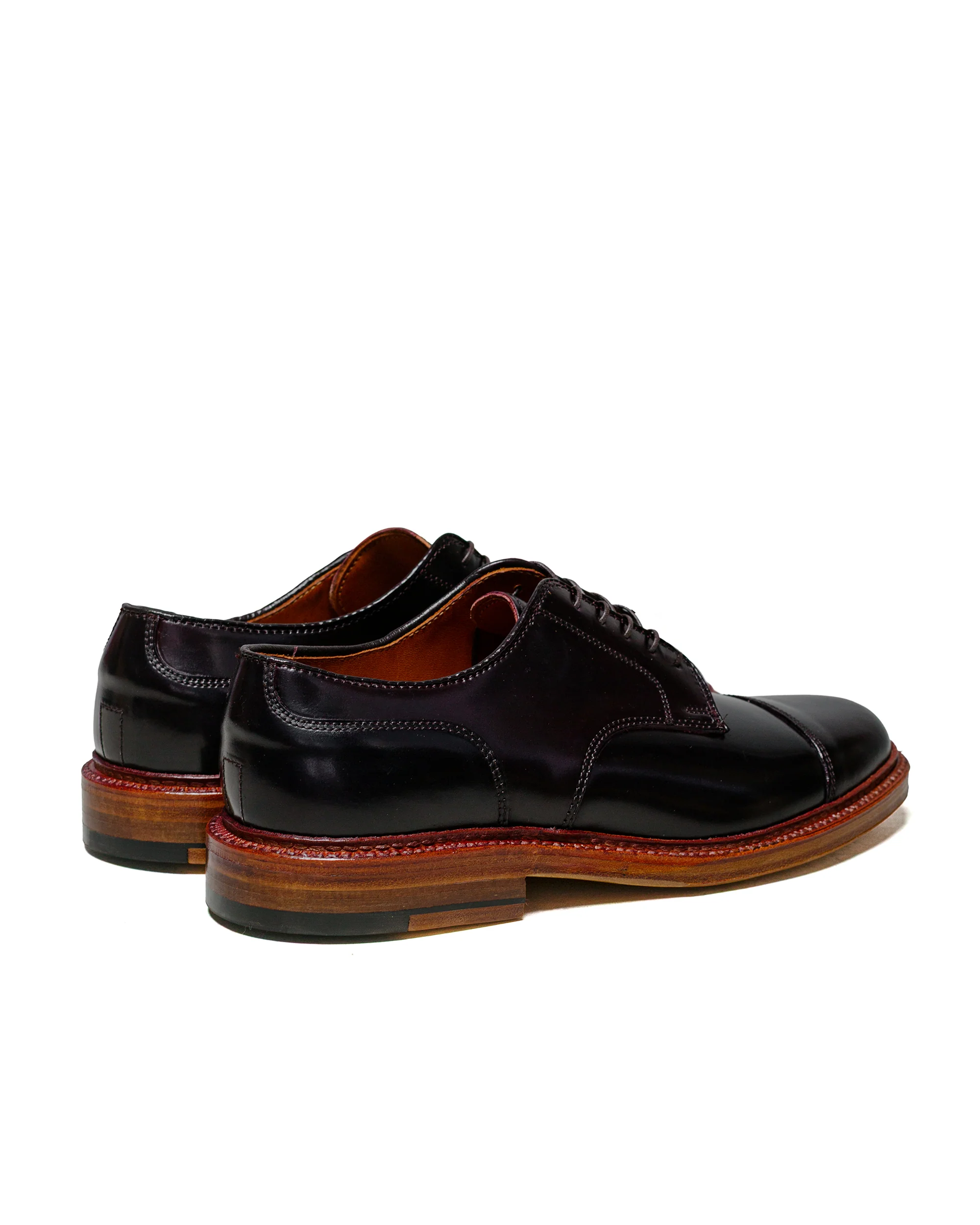 Alden Straight Tip Blucher Colour 8 Cordovan D1538 - Image 3