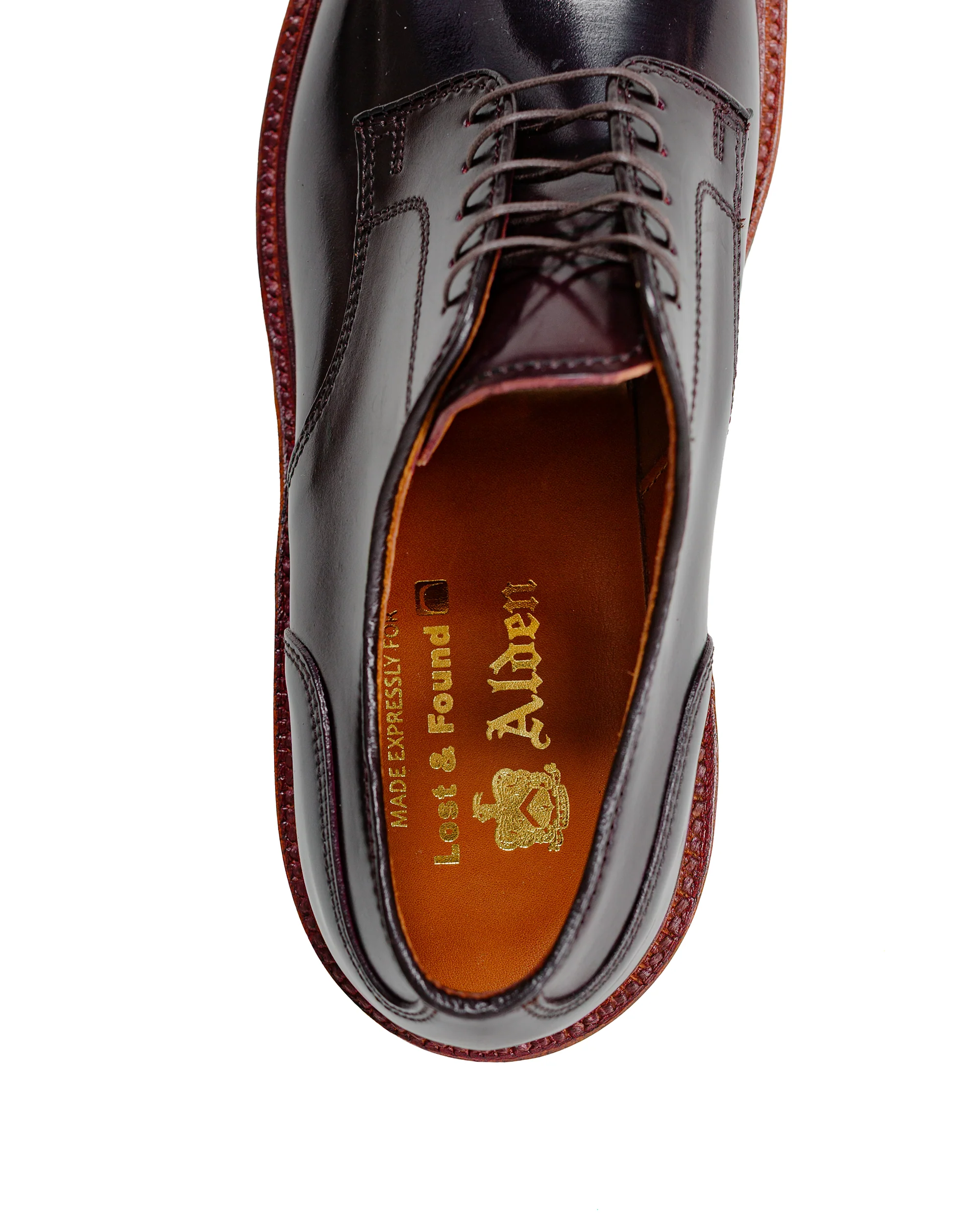 Alden Straight Tip Blucher Colour 8 Cordovan D1538 - Image 6