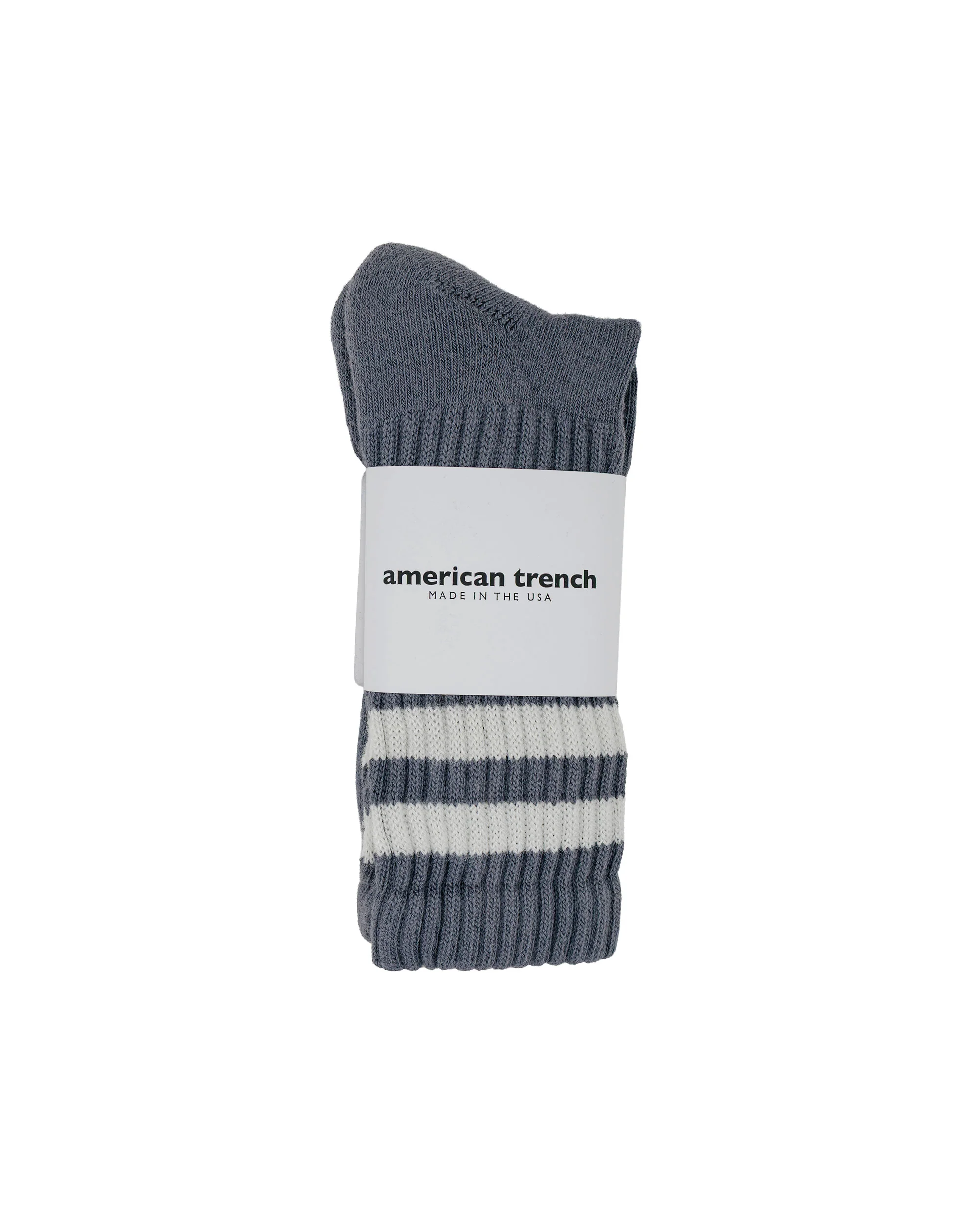 American Trench The Retro Double Stripe Dark Grey