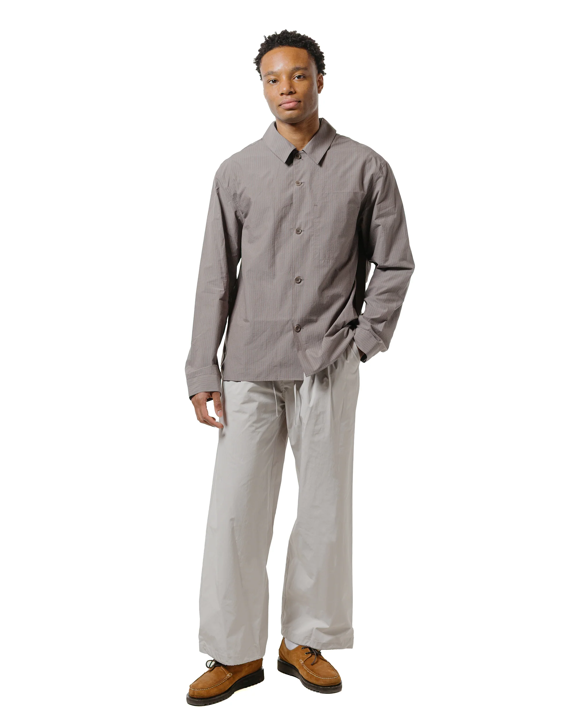 Amomento Drawstring Pants Grey - Image 4