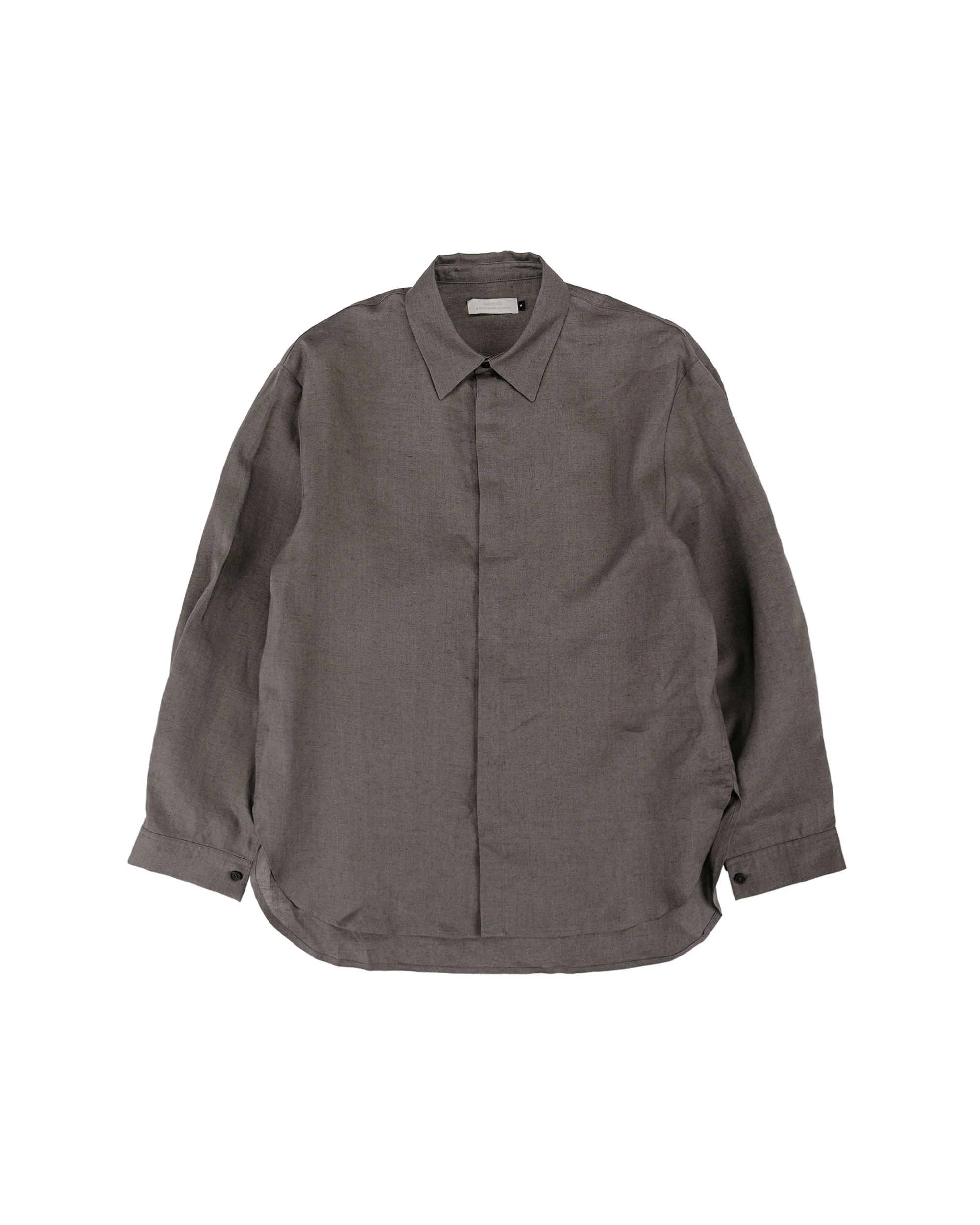 Amomento Linen Oversized Shirt Khaki