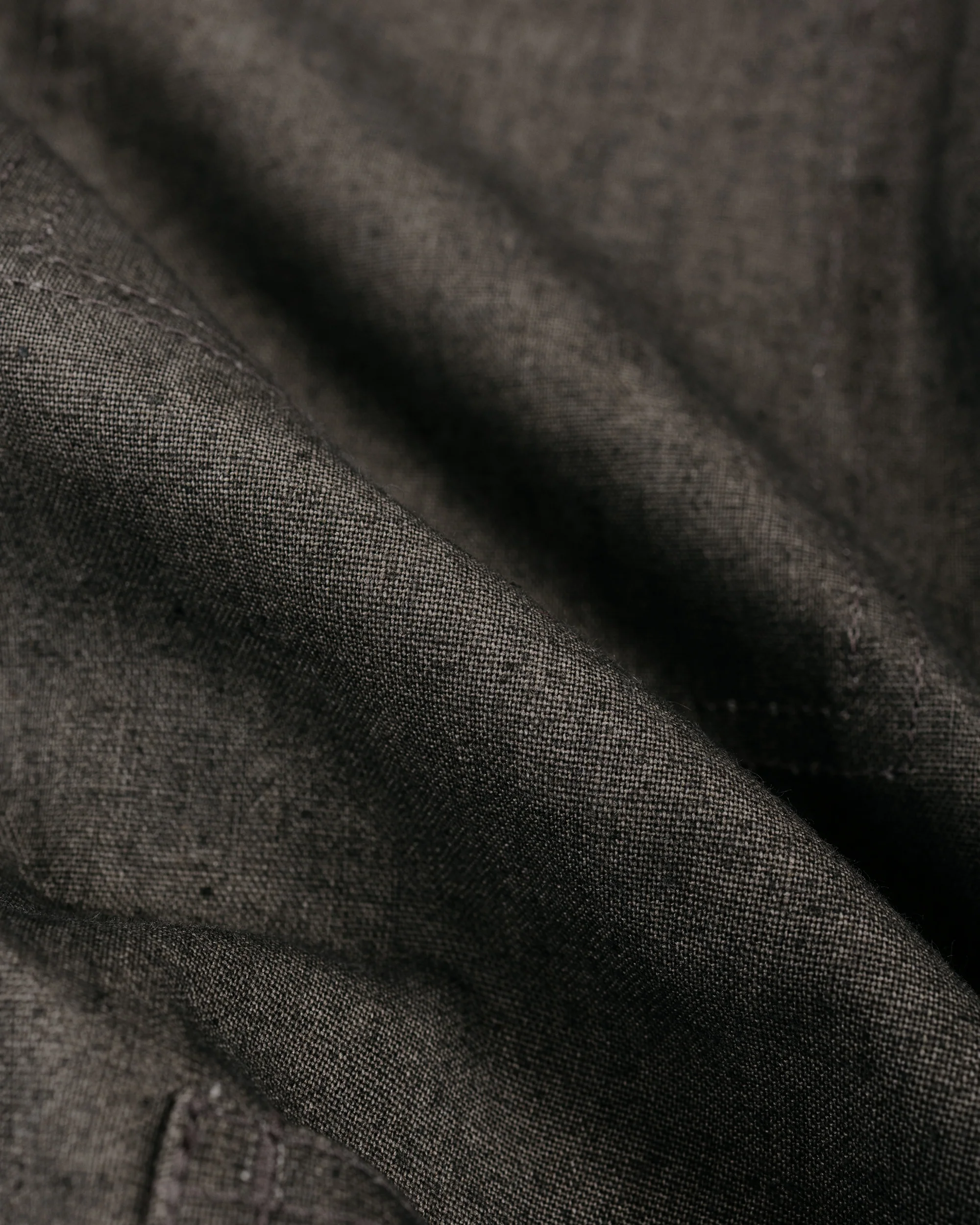 Amomento Linen Pocket Jacket Brown - Image 6