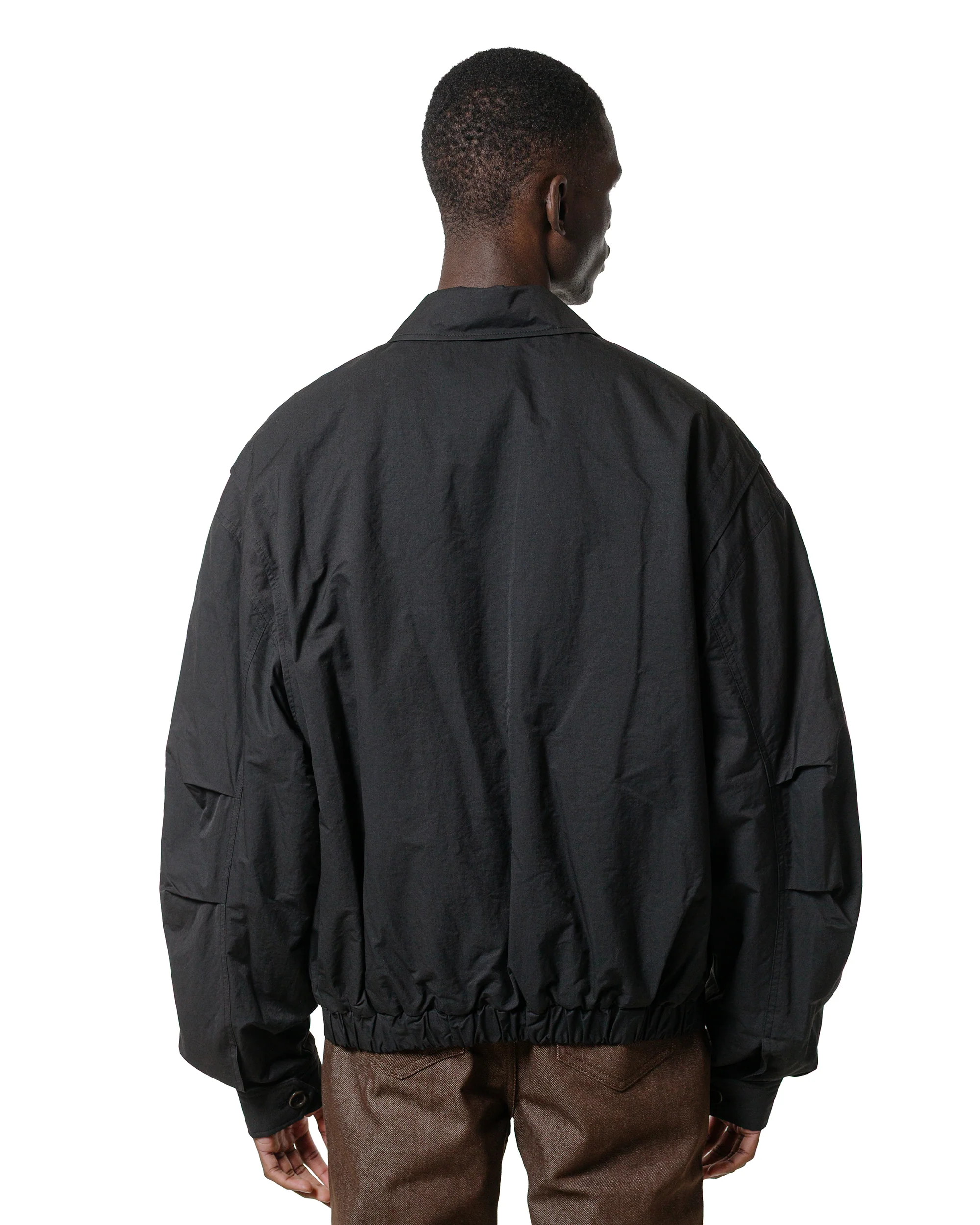 Amomento Padded Cotton Nylon Jumper Black - Image 3
