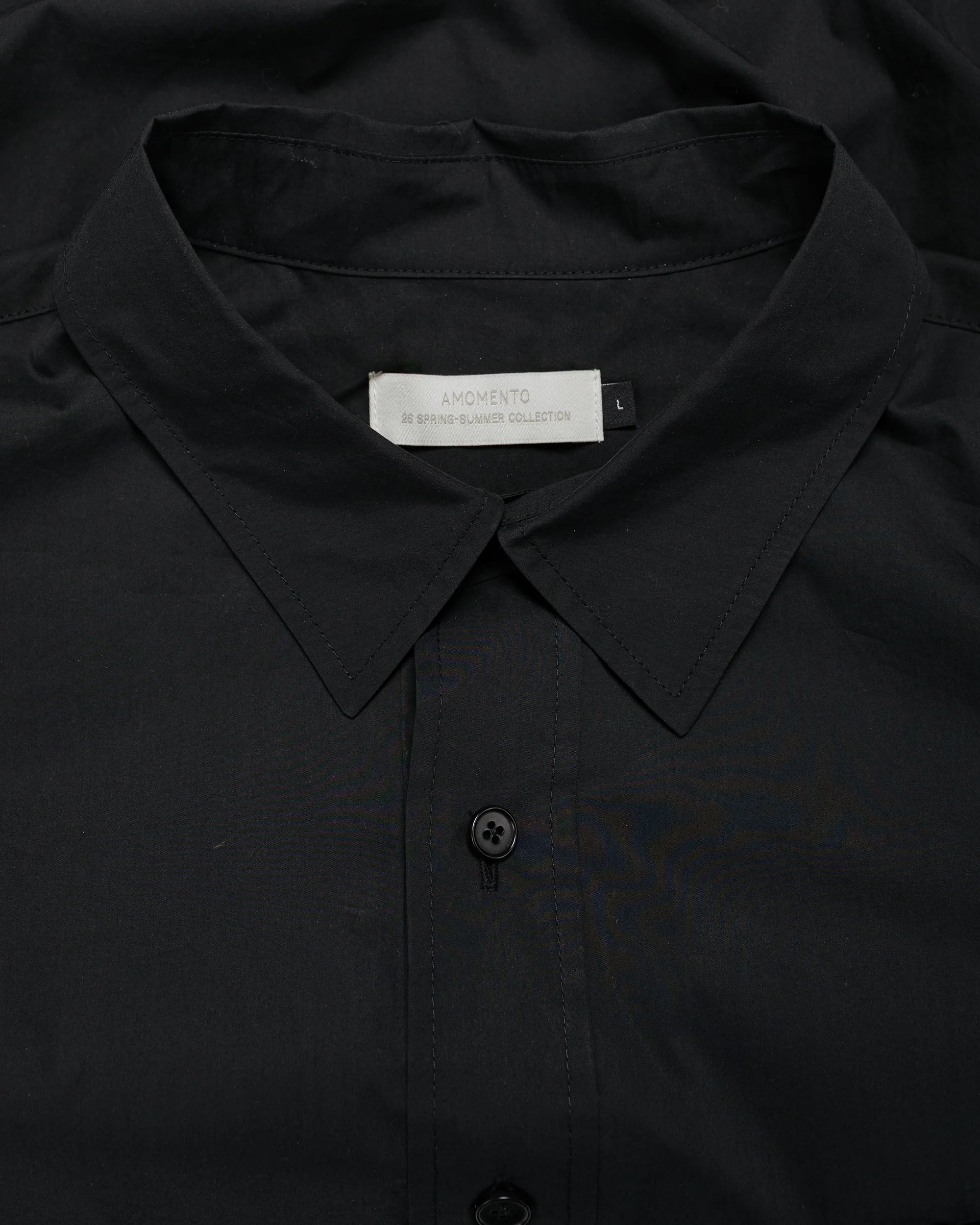 Amomento Pocket Pullover Black - Image 5