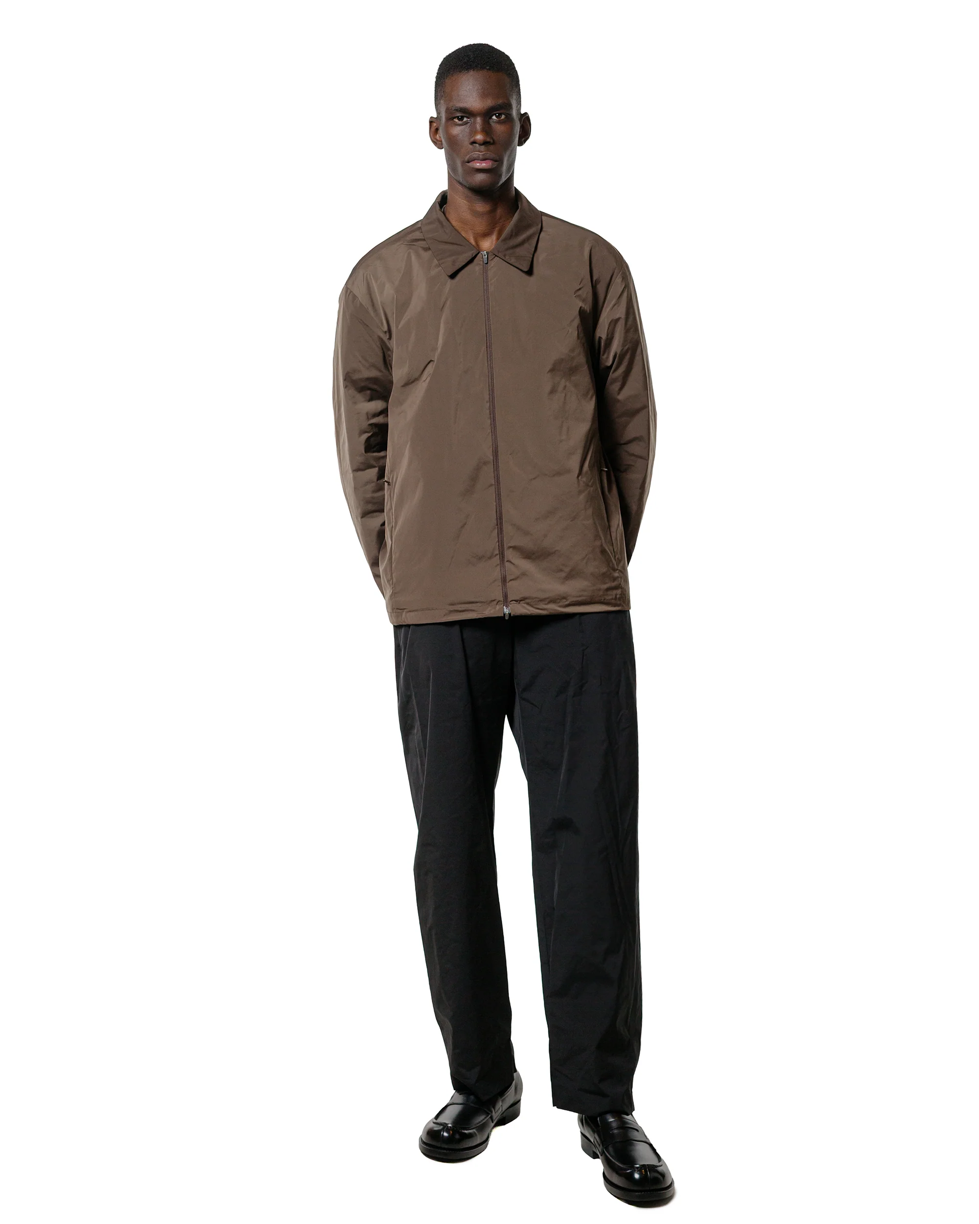 Amomento Taffeta Padded Jumper Brown - Image 4
