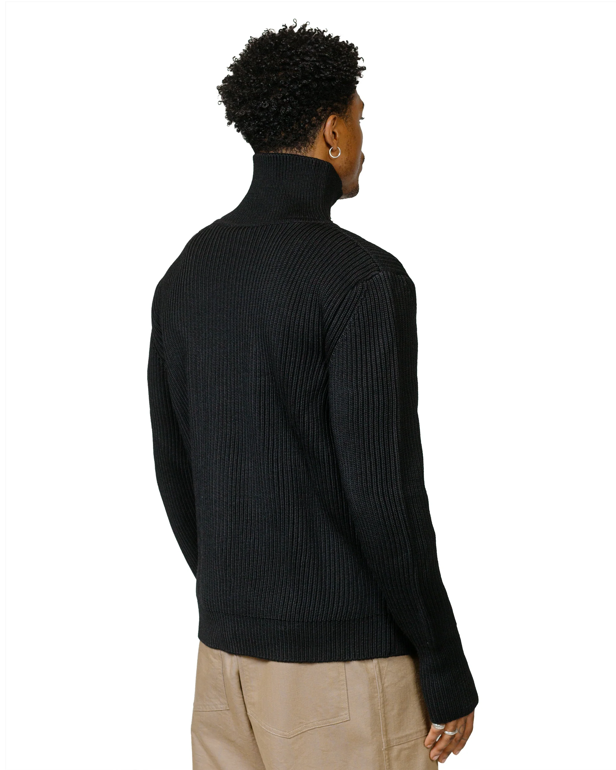 Andersen-Andersen Navy Full-Zip Pockets Black - Image 3