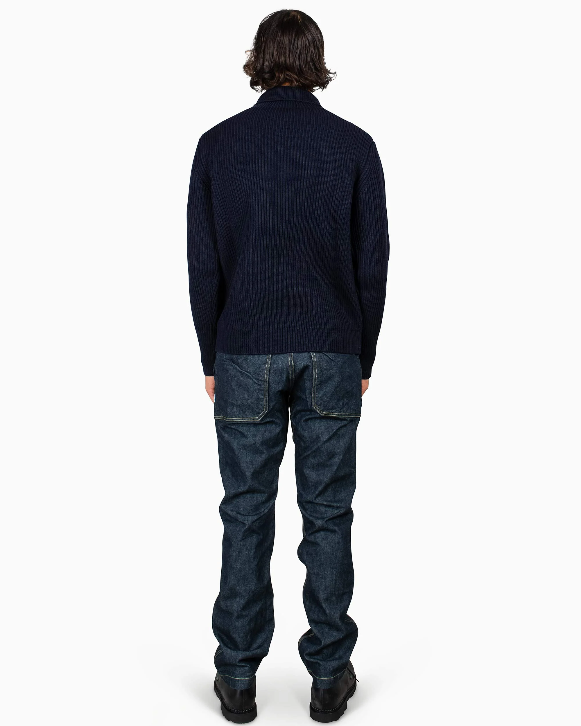 Andersen-Andersen Navy Turtleneck Navy Blue - Image 3