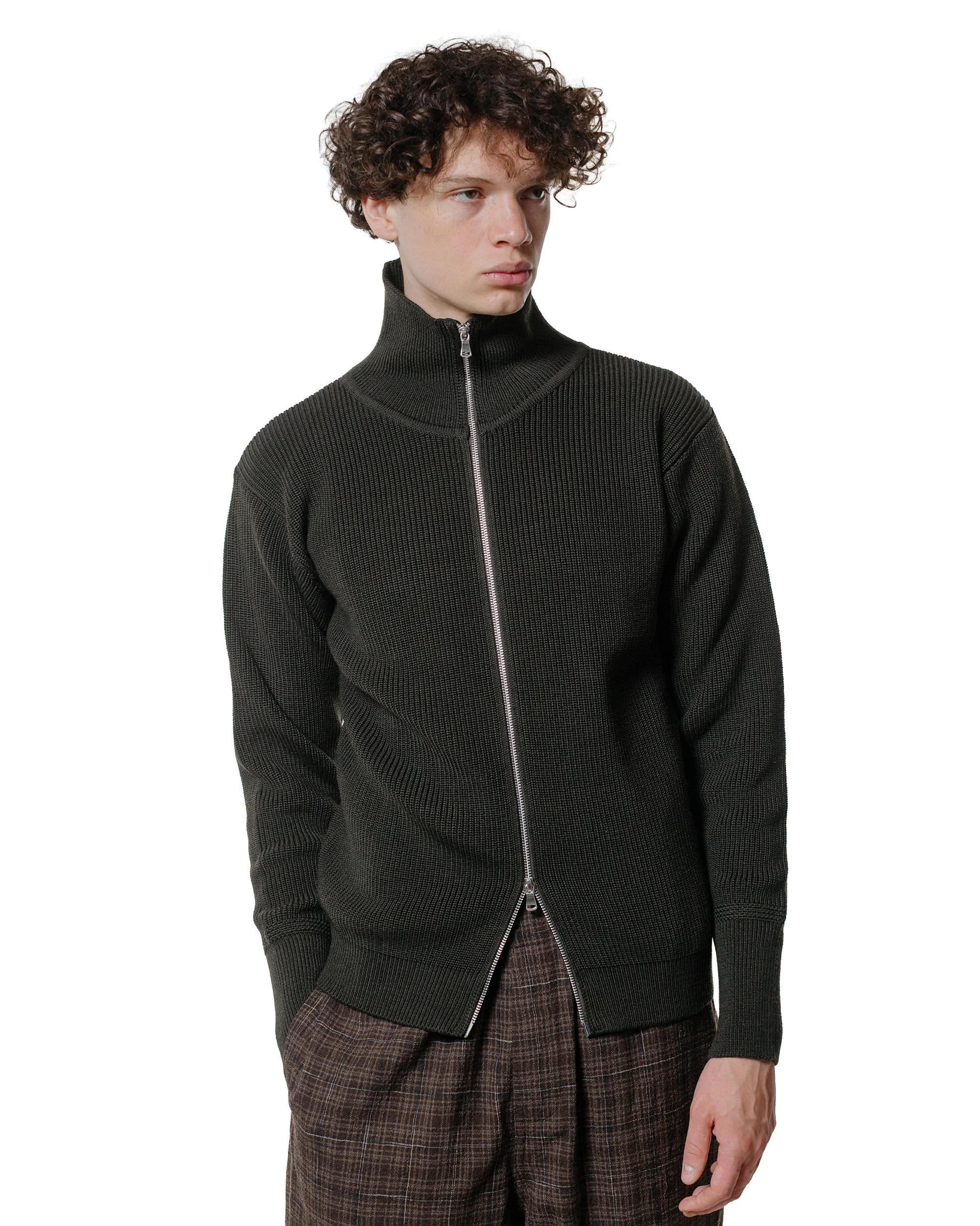 Andersen-Andersen Sailor Full-Zip Hunting Green - Image 2