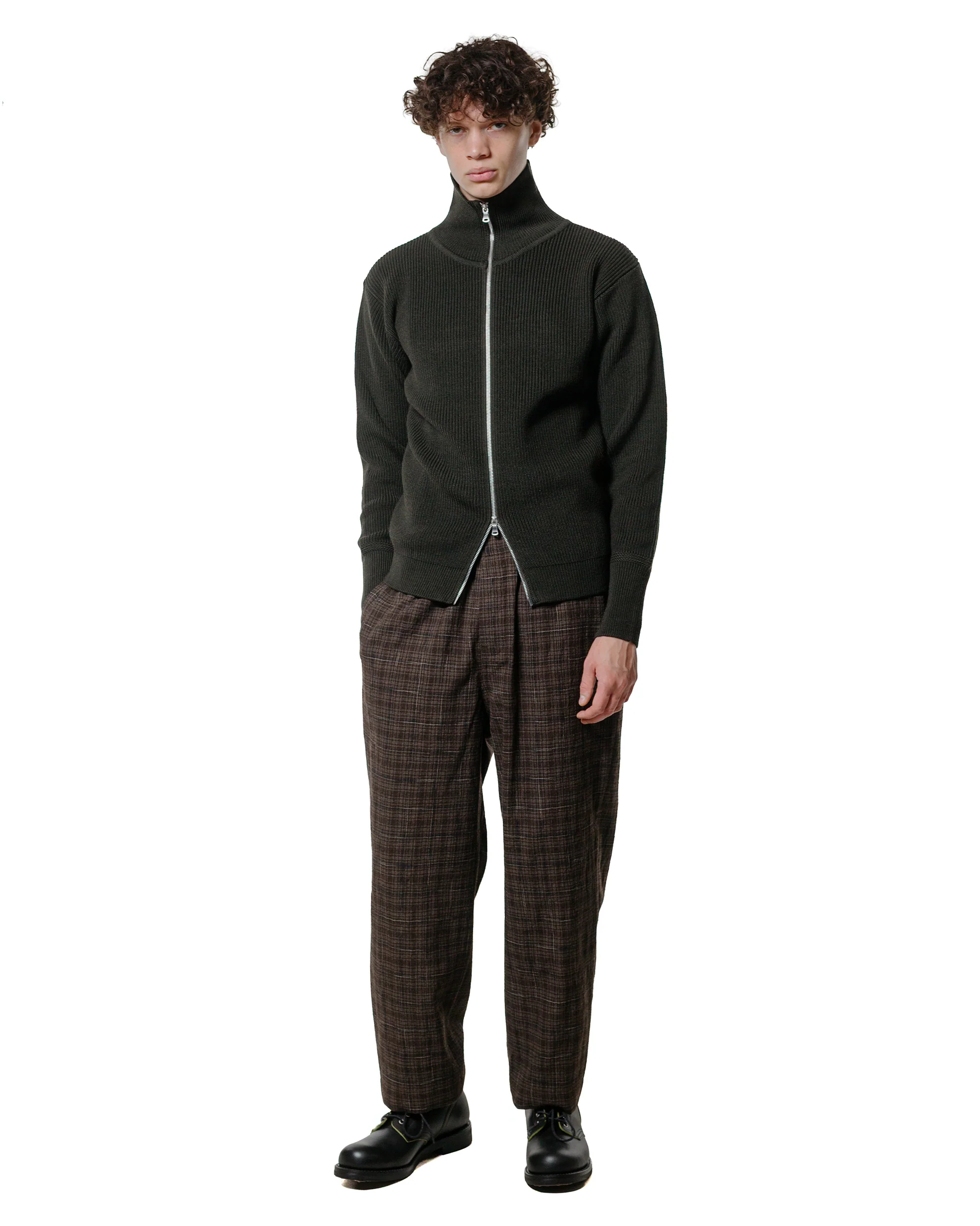 Andersen-Andersen Sailor Full-Zip Hunting Green - Image 4