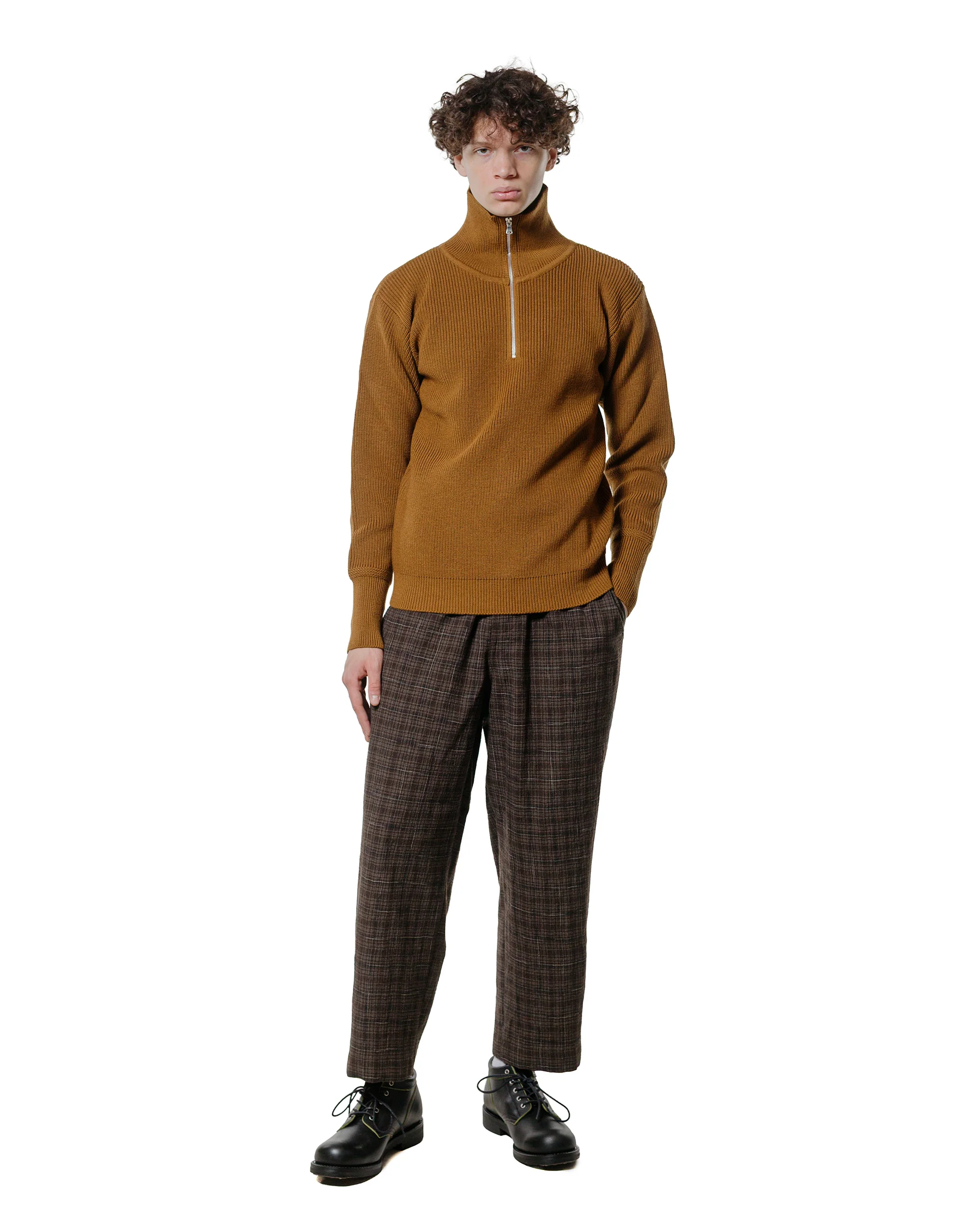 Andersen-Andersen Sailor Half-Zip Tobak - Image 4