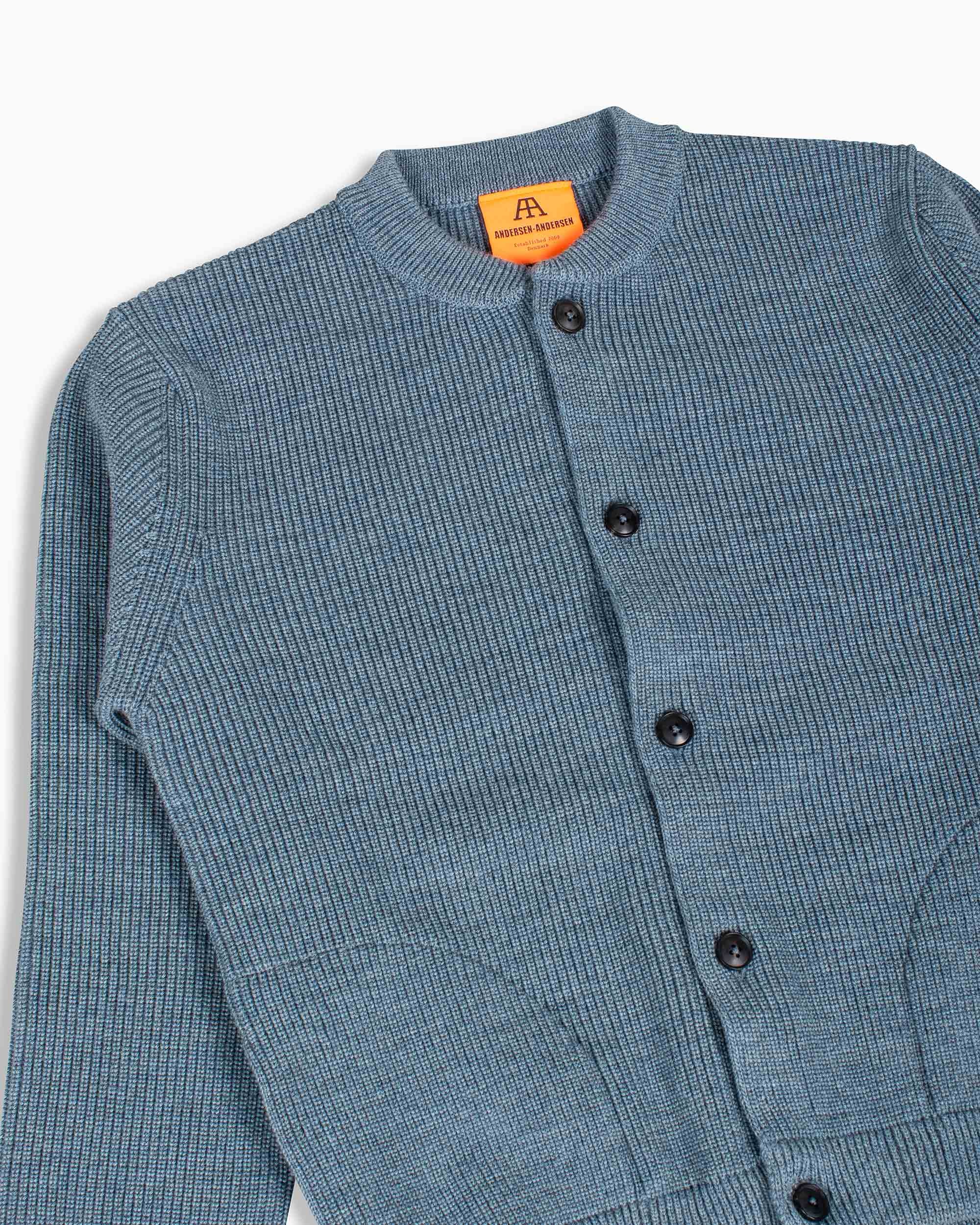 Andersen-Andersen Skipper Jacket Light Indigo - Image 5