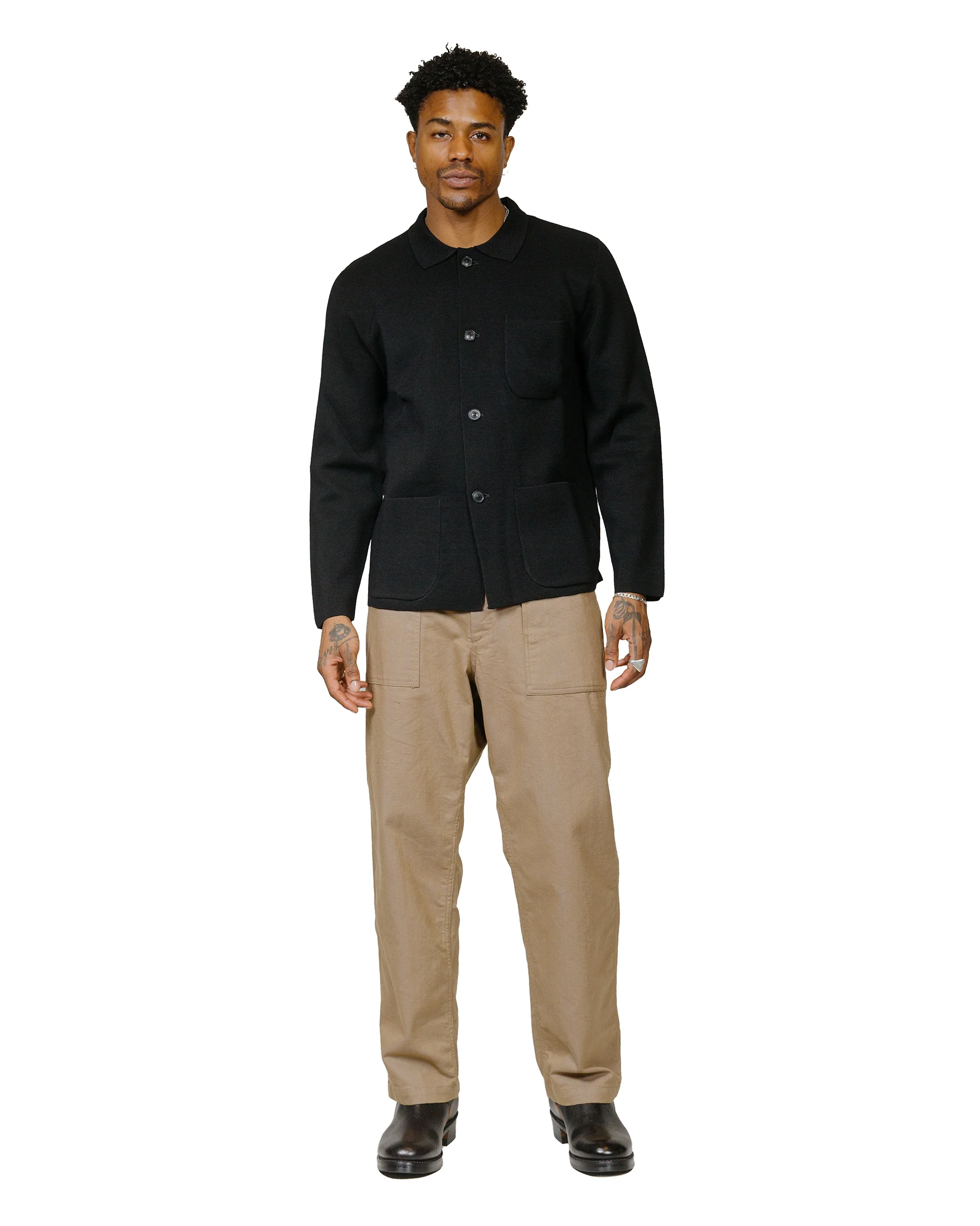 Andersen-Andersen Work Jacket Black - Image 4