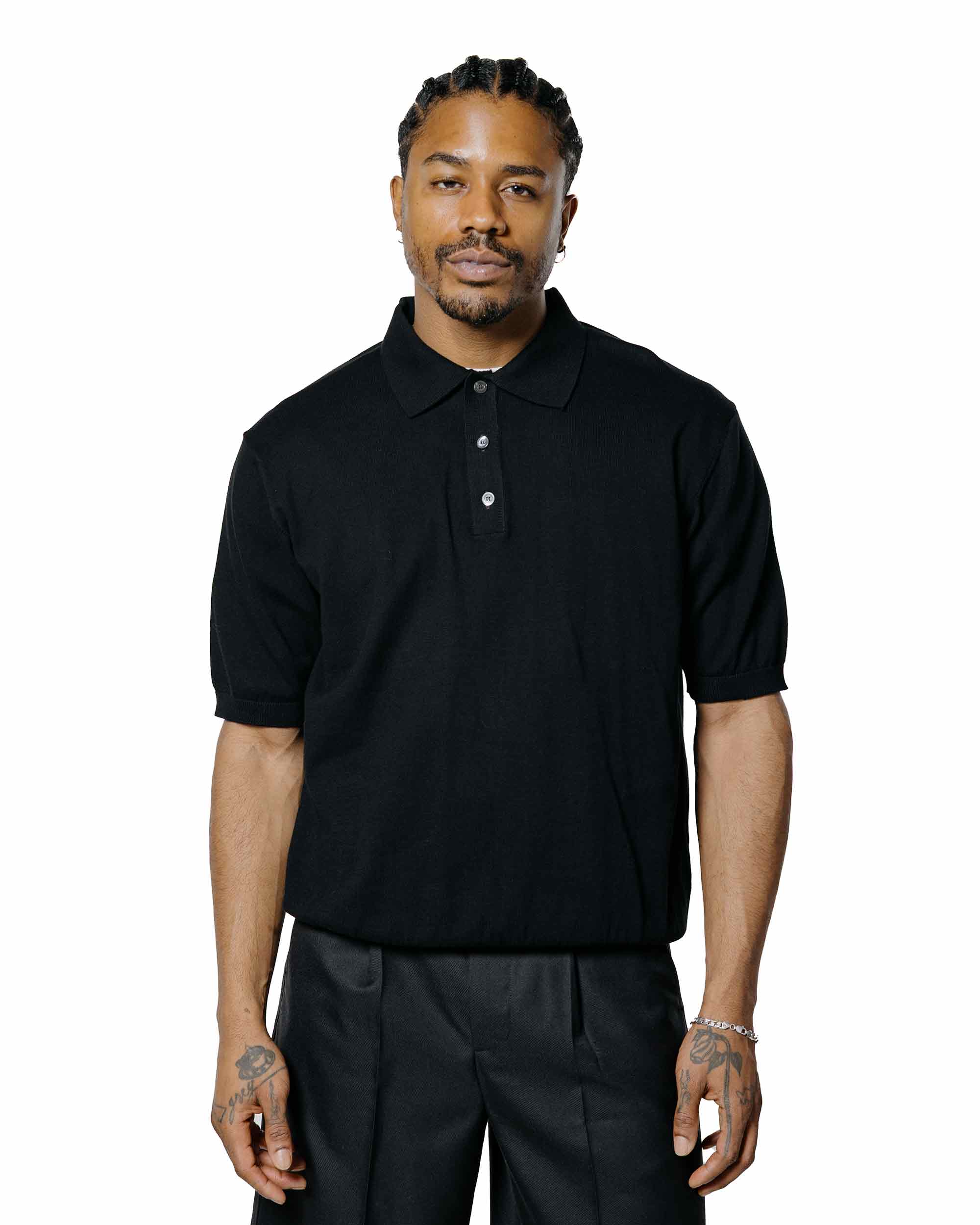 Another Aspect Another Polo Shirt 3.0 Black - Image 2