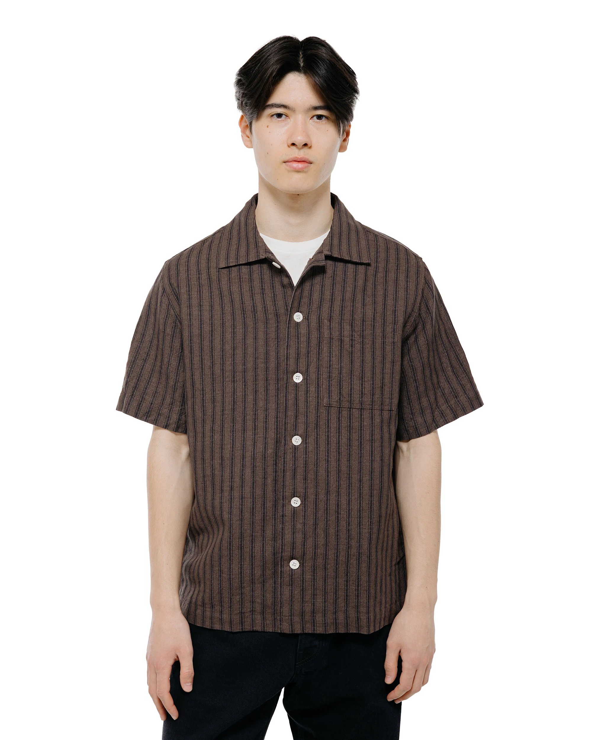 Another Aspect Another Shirt 2.0 Brown Stripe - Image 2