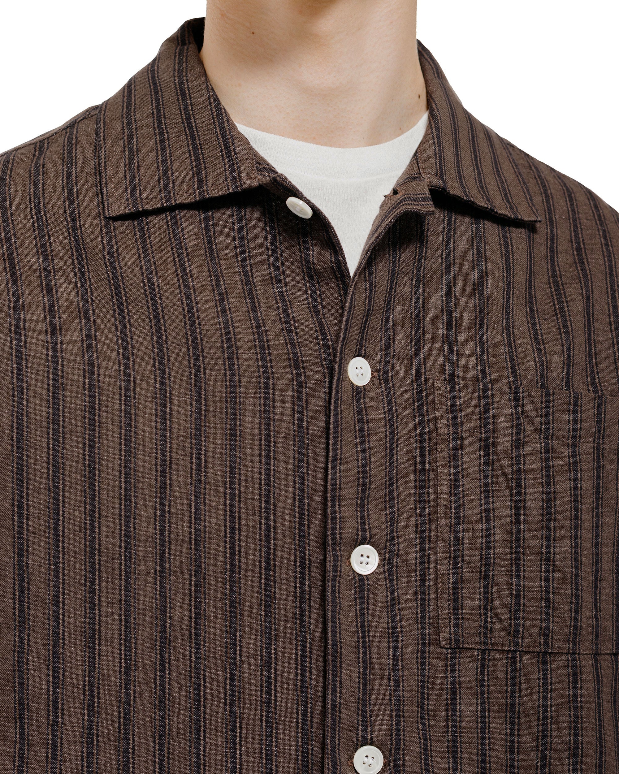 Another Aspect Another Shirt 2.0 Brown Stripe - Image 3