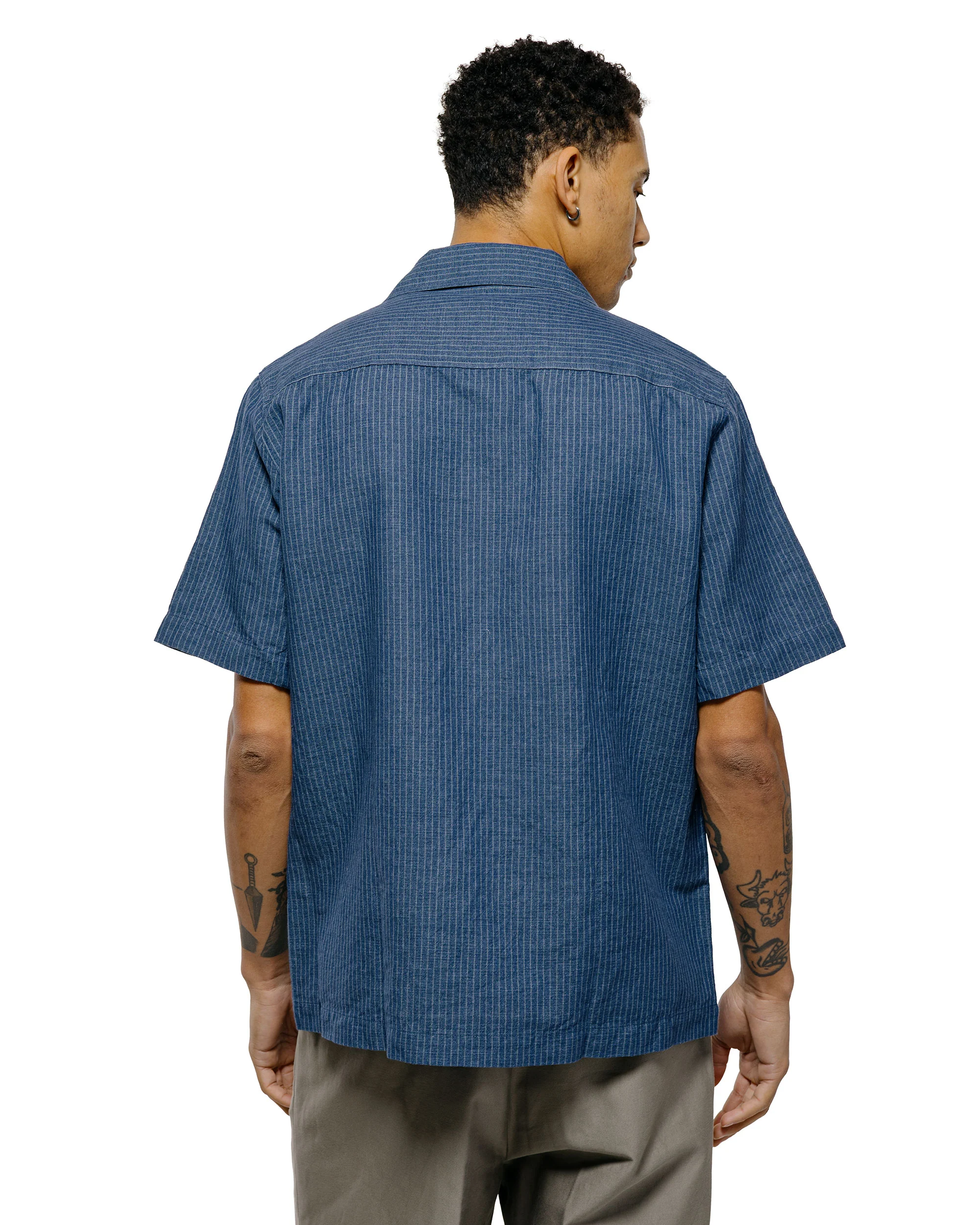 Another Aspect Another Shirt 2.0 Indigo Stripe - Image 3