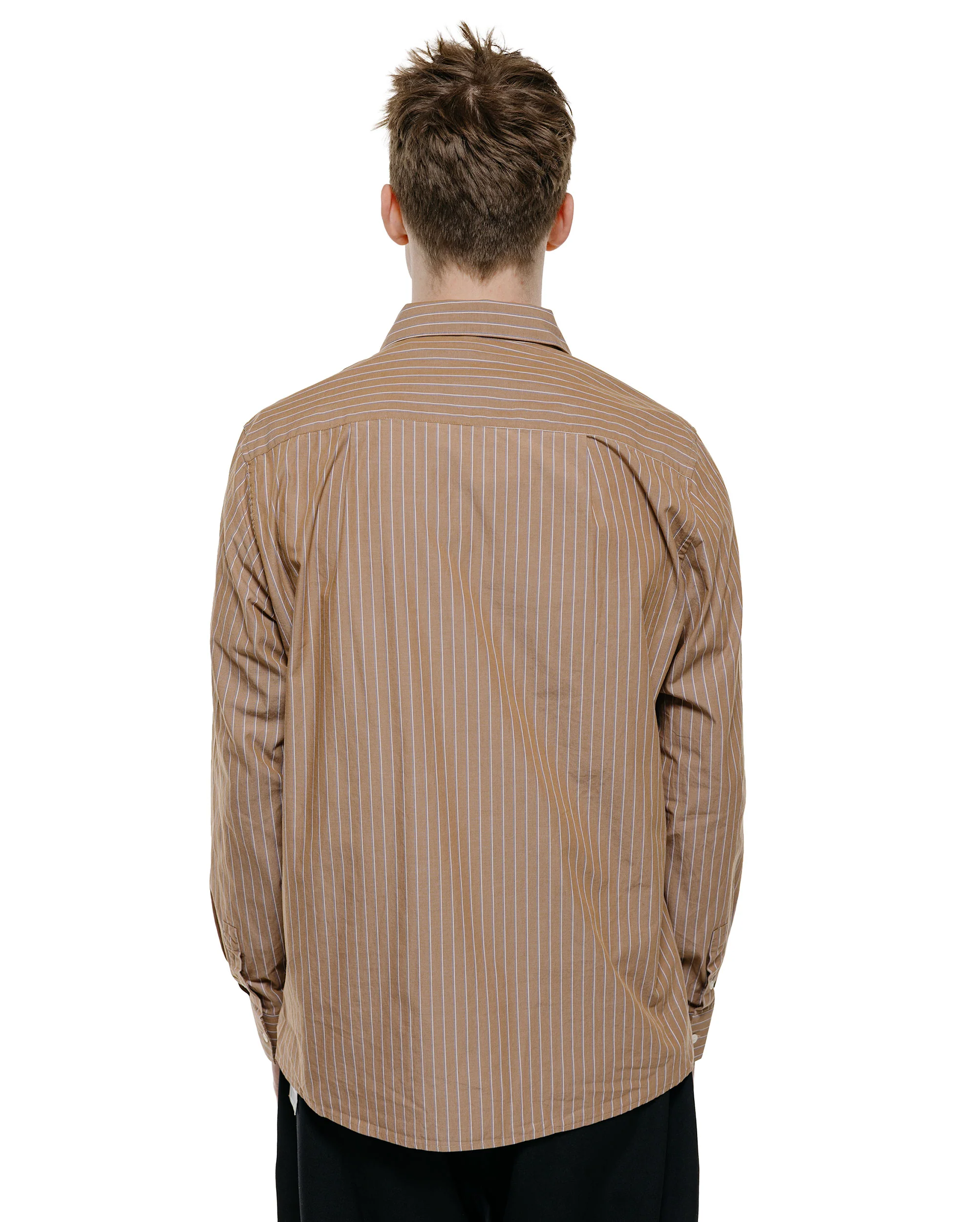 Another Aspect Another Shirt 3.0 Brown/White Stripe - Image 3
