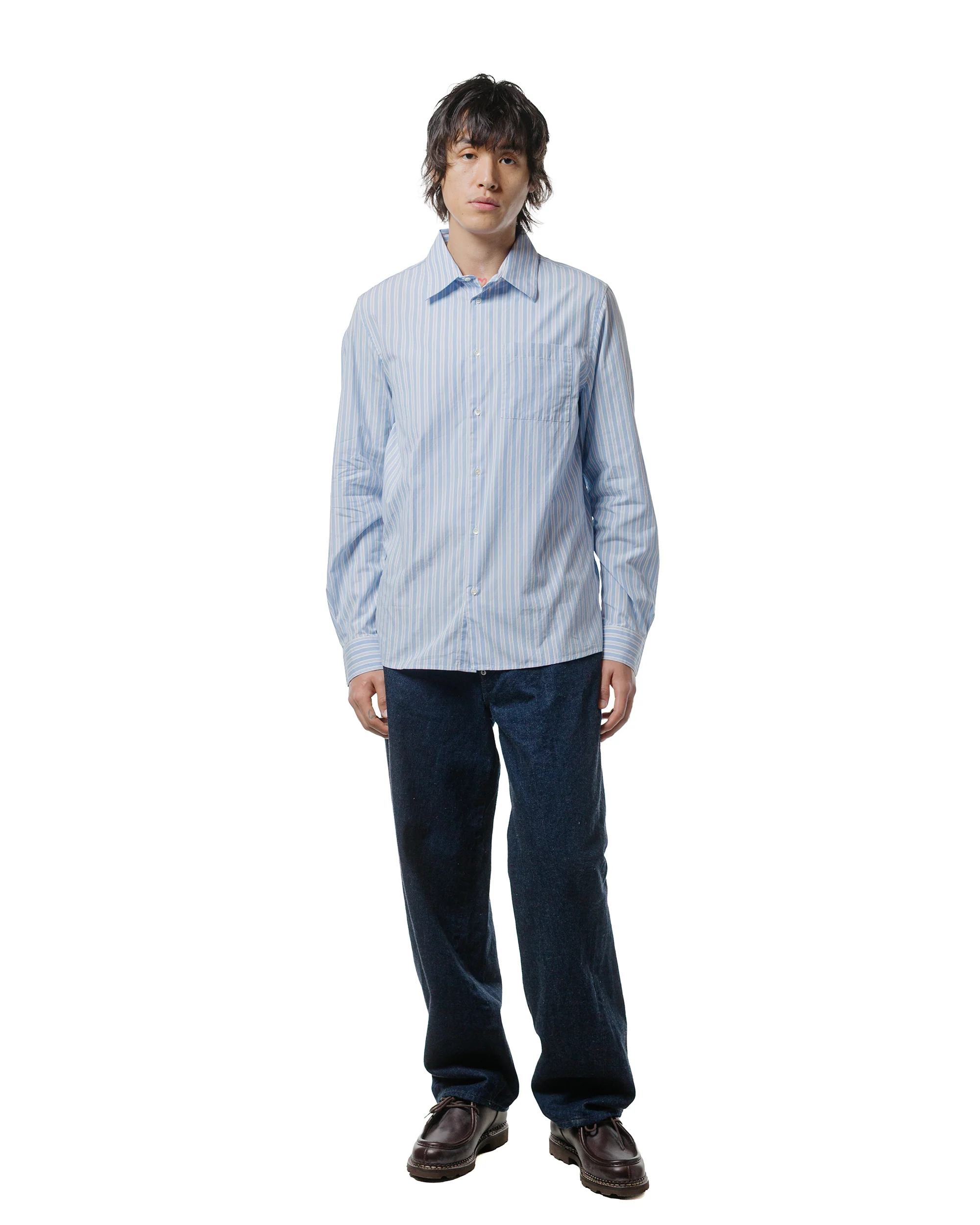 Another Aspect Another Shirt 3.0 Light Blue Stripe - Image 4