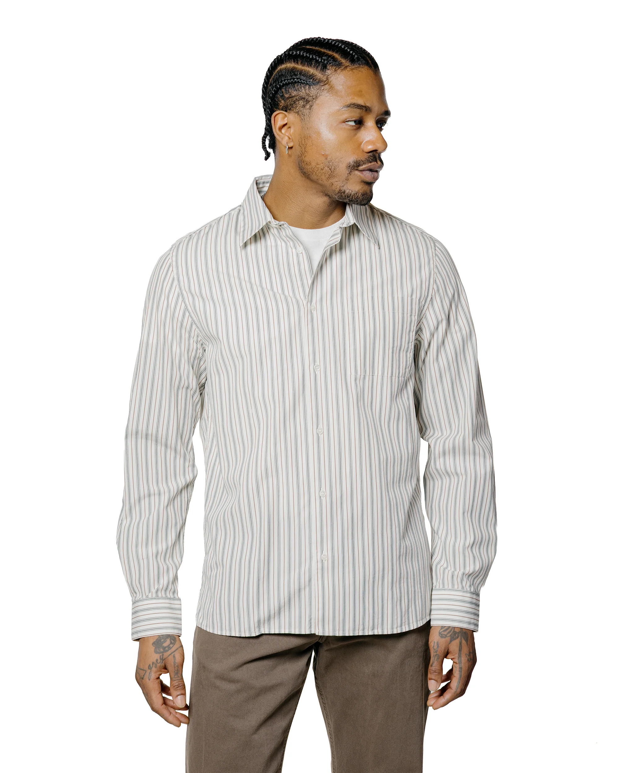 Another Aspect Another Shirt 3.0 Small Green Stripe - Image 2
