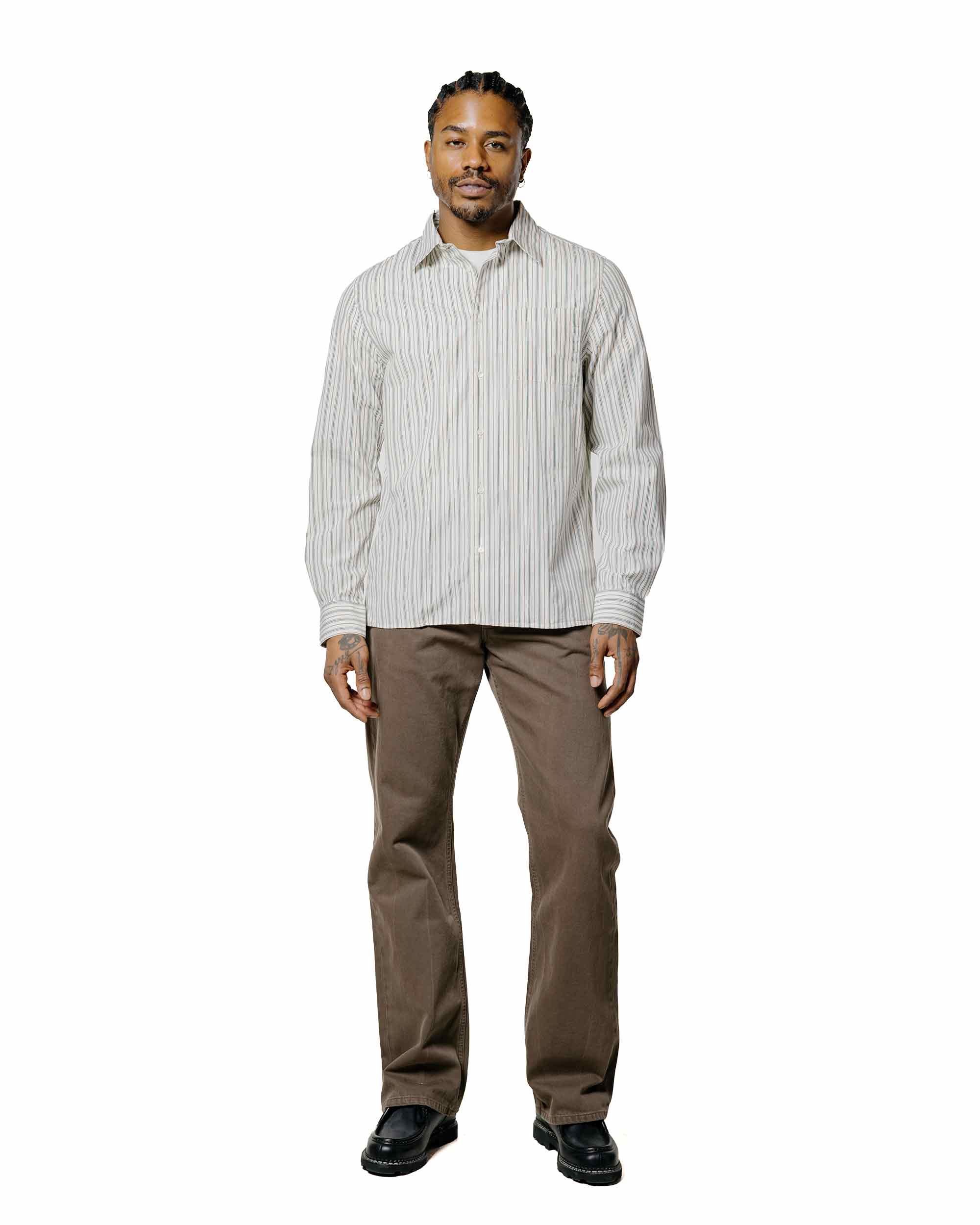Another Aspect Another Shirt 3.0 Small Green Stripe - Image 4