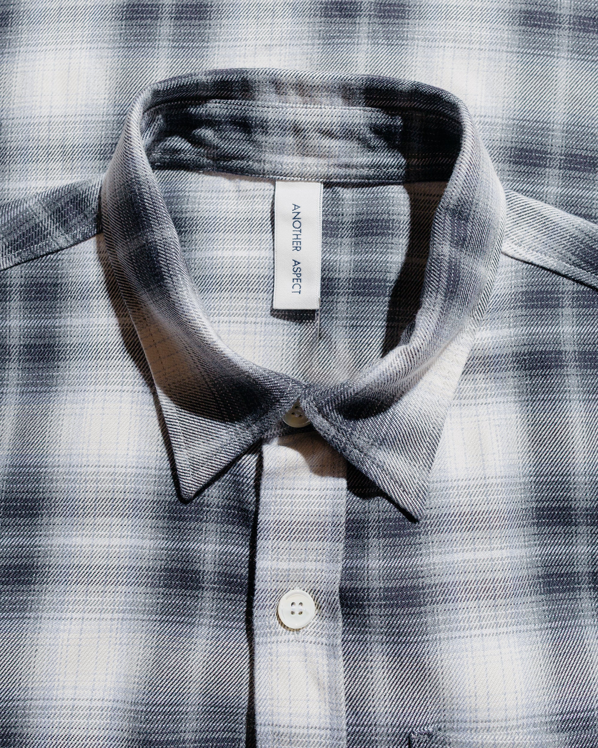 Another Aspect Another Shirt 4.0 Black/Grey Check - Image 4