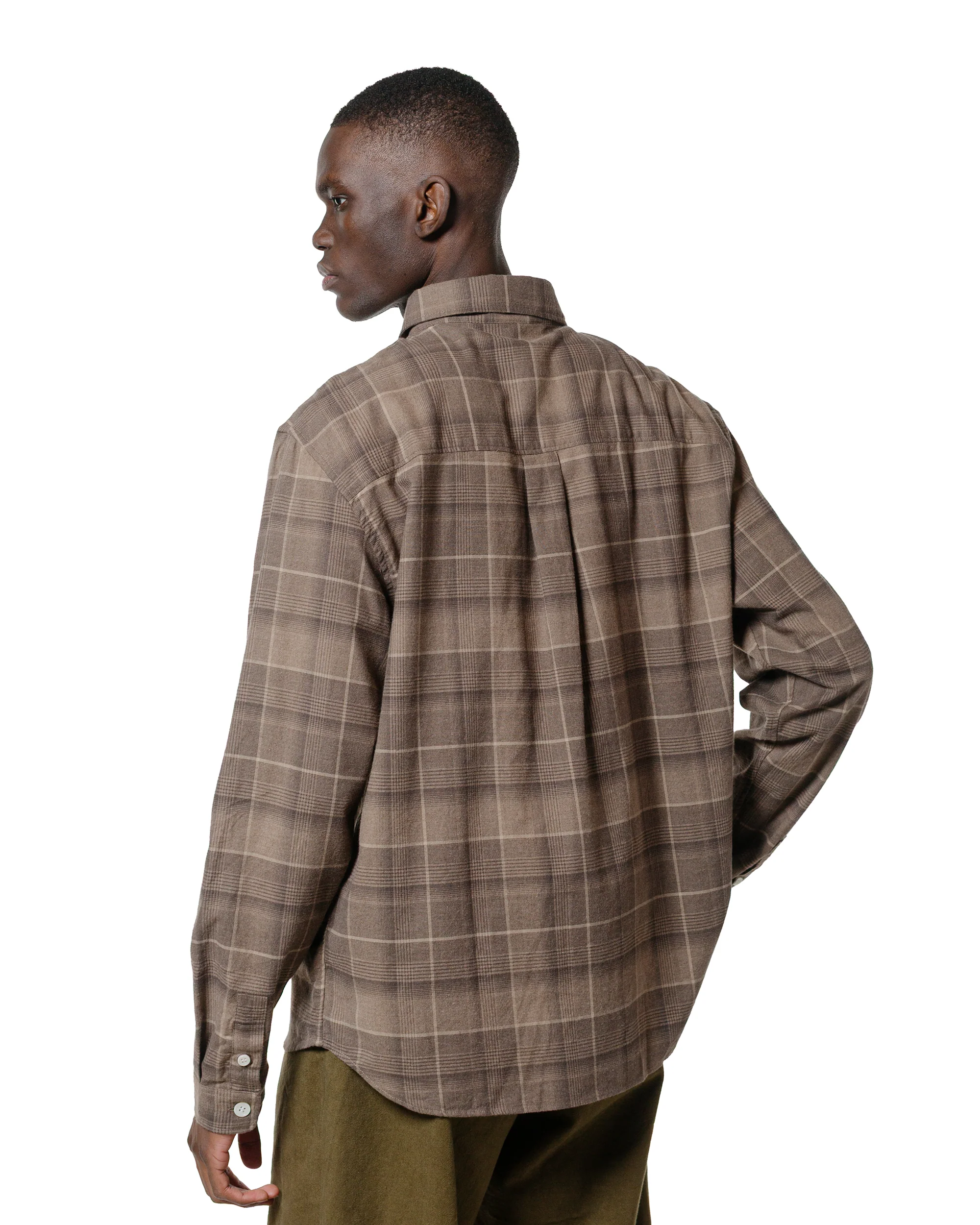 Another Aspect Another Shirt 4.0 Light Brown Check - Image 3