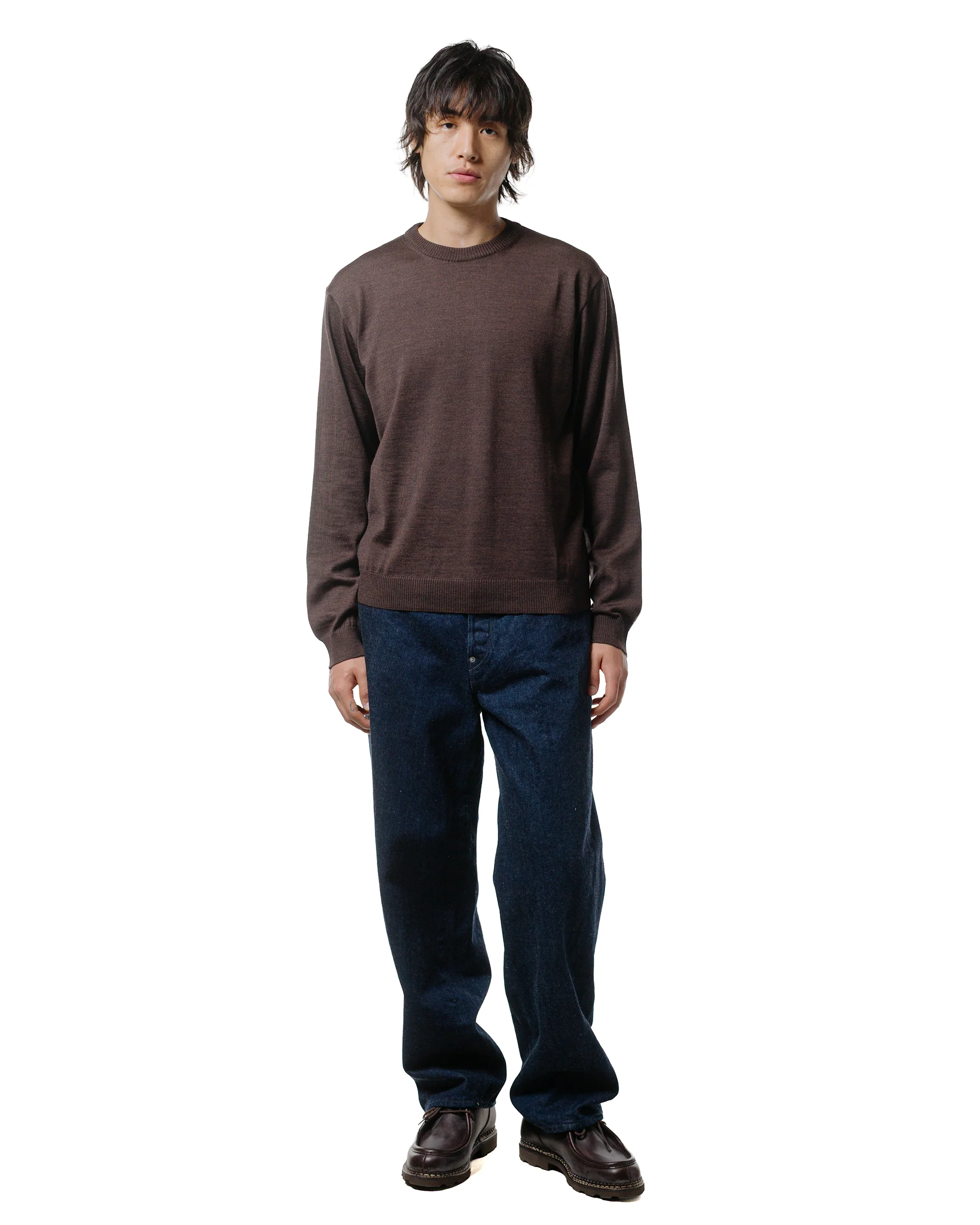Another Aspect Another Sweater 5.0 Brown Melange - Image 4