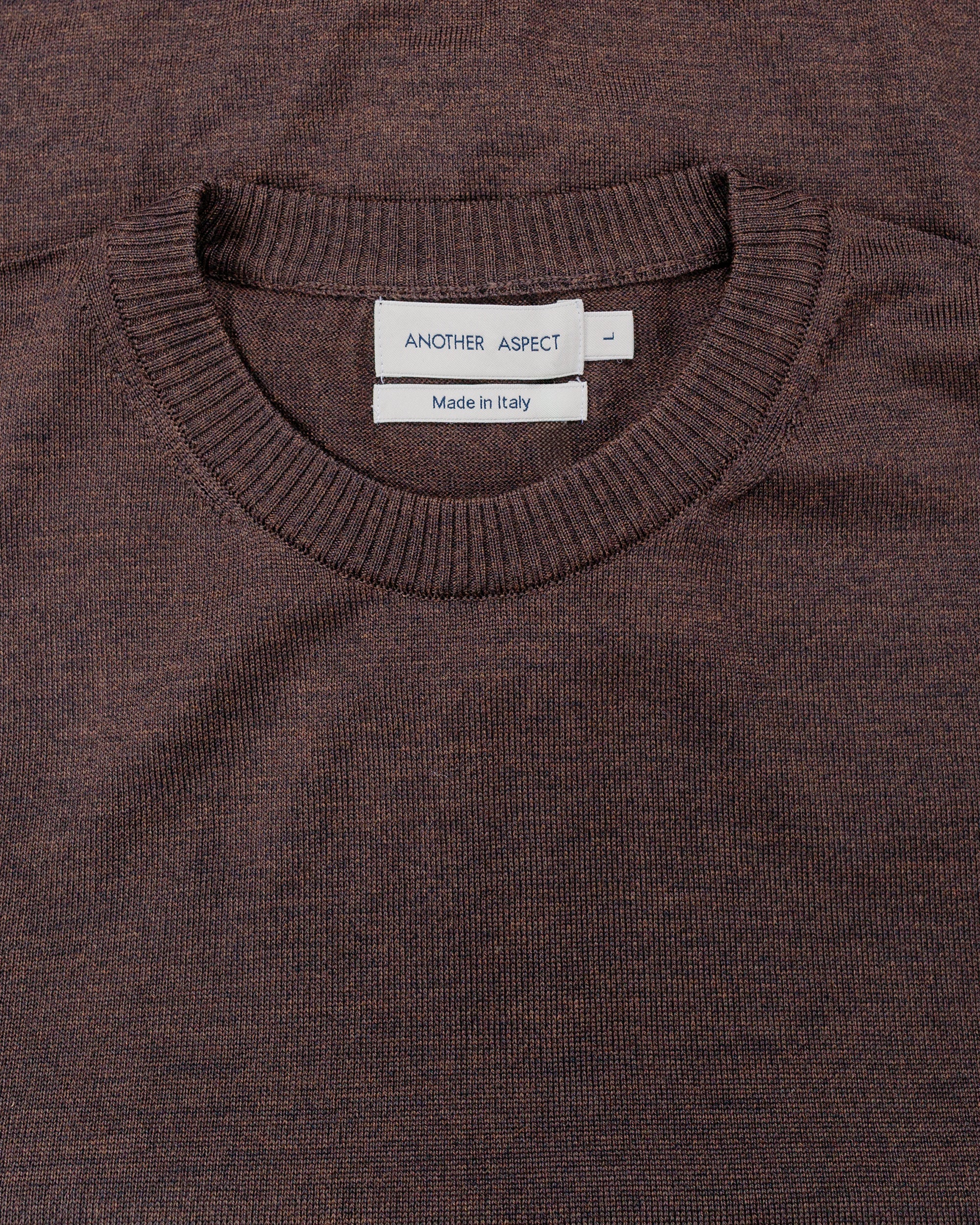 Another Aspect Another Sweater 5.0 Brown Melange - Image 5