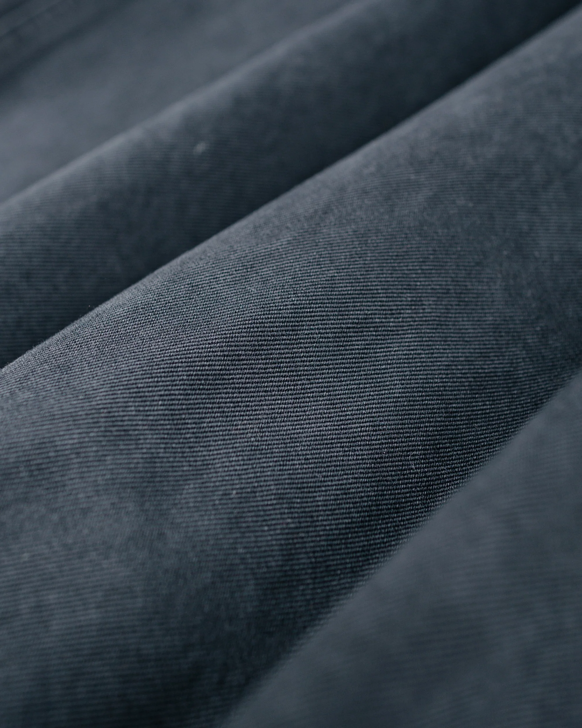 Auralee Garment Dyed Finx Chino One-Tuck Pants Black - Image 6