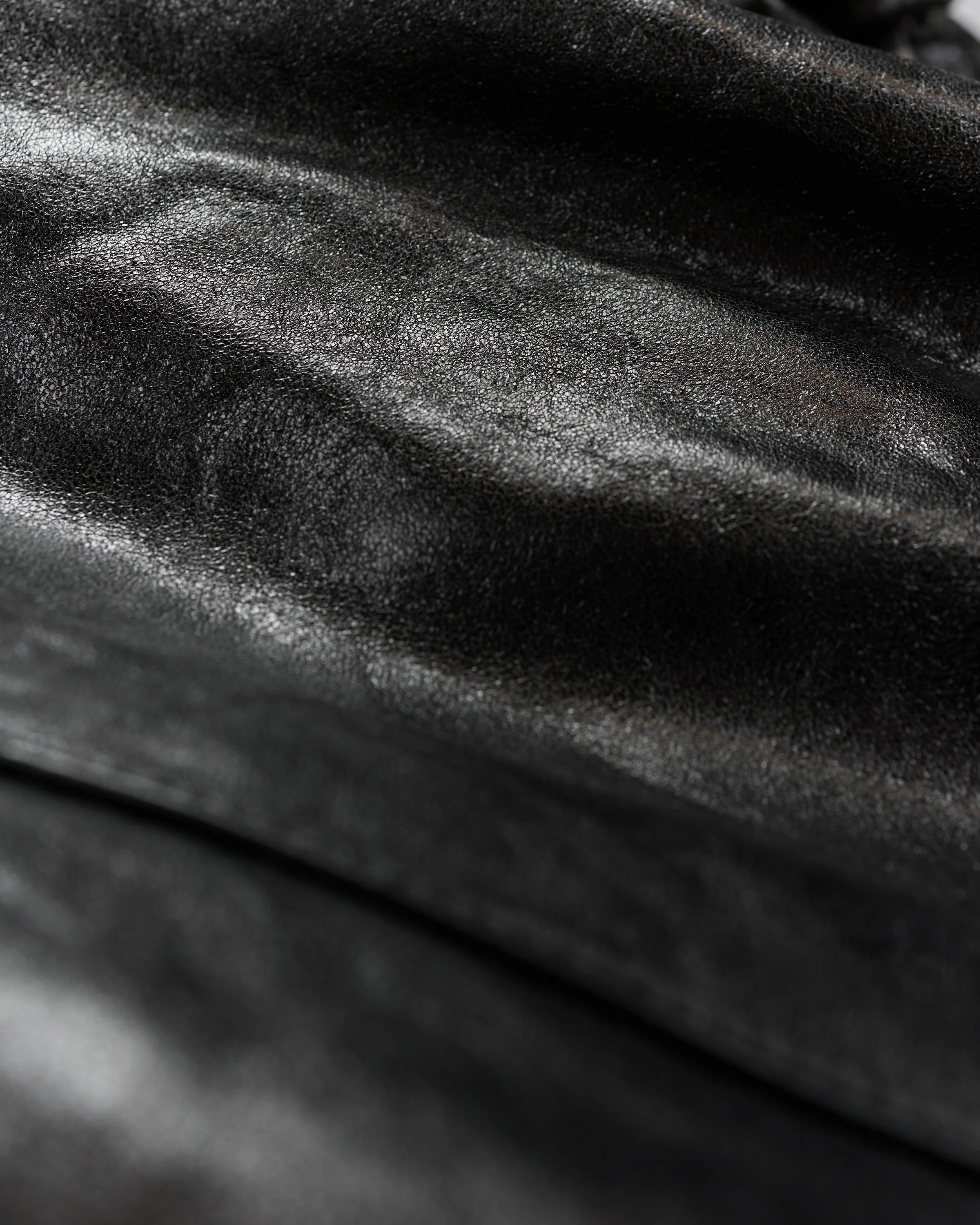 Auralee Lamb Leather Zip Blouson Black - Image 7