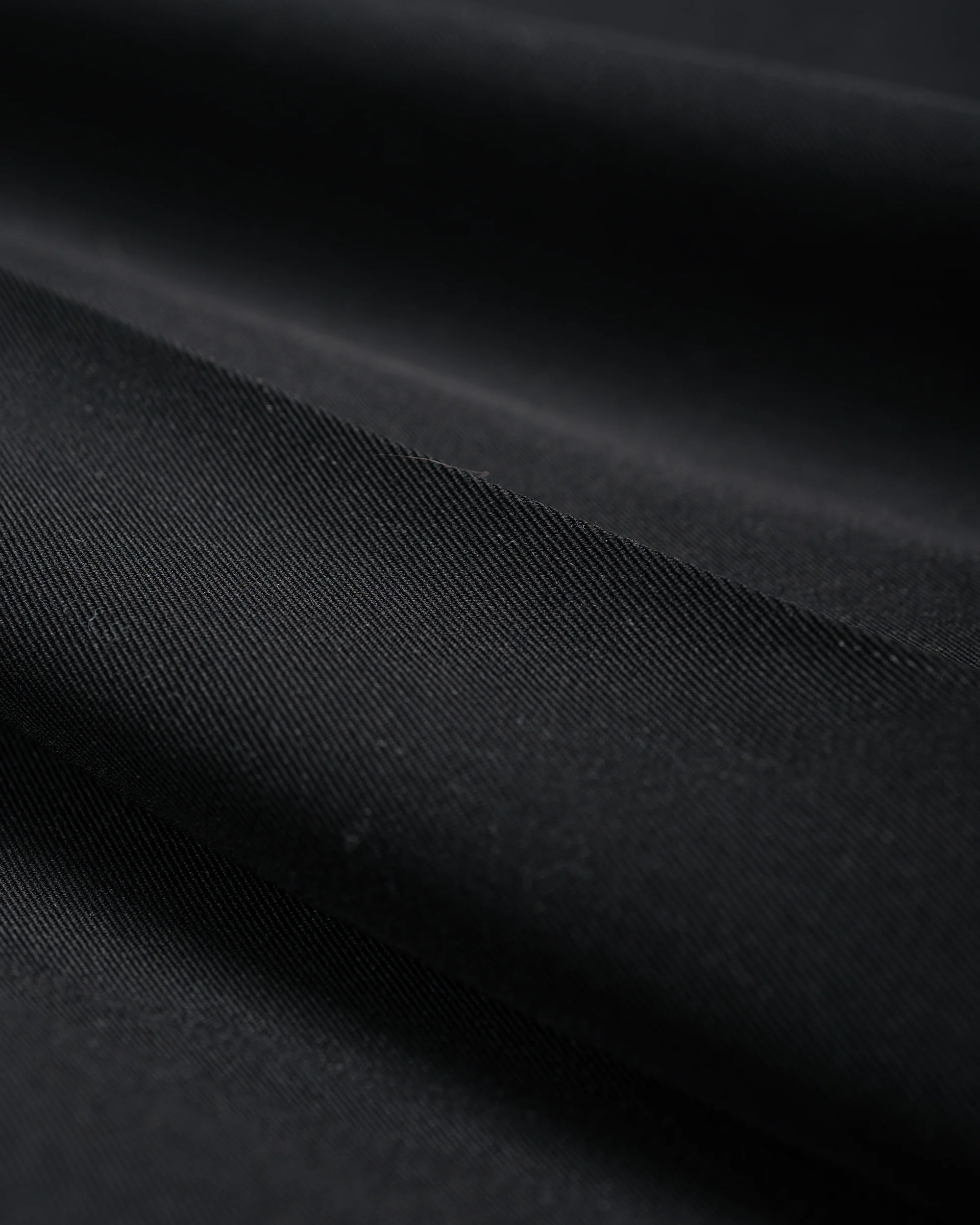 Auralee Light Wool Max Gabardine Two-Tuck Slacks Top Black - Image 6