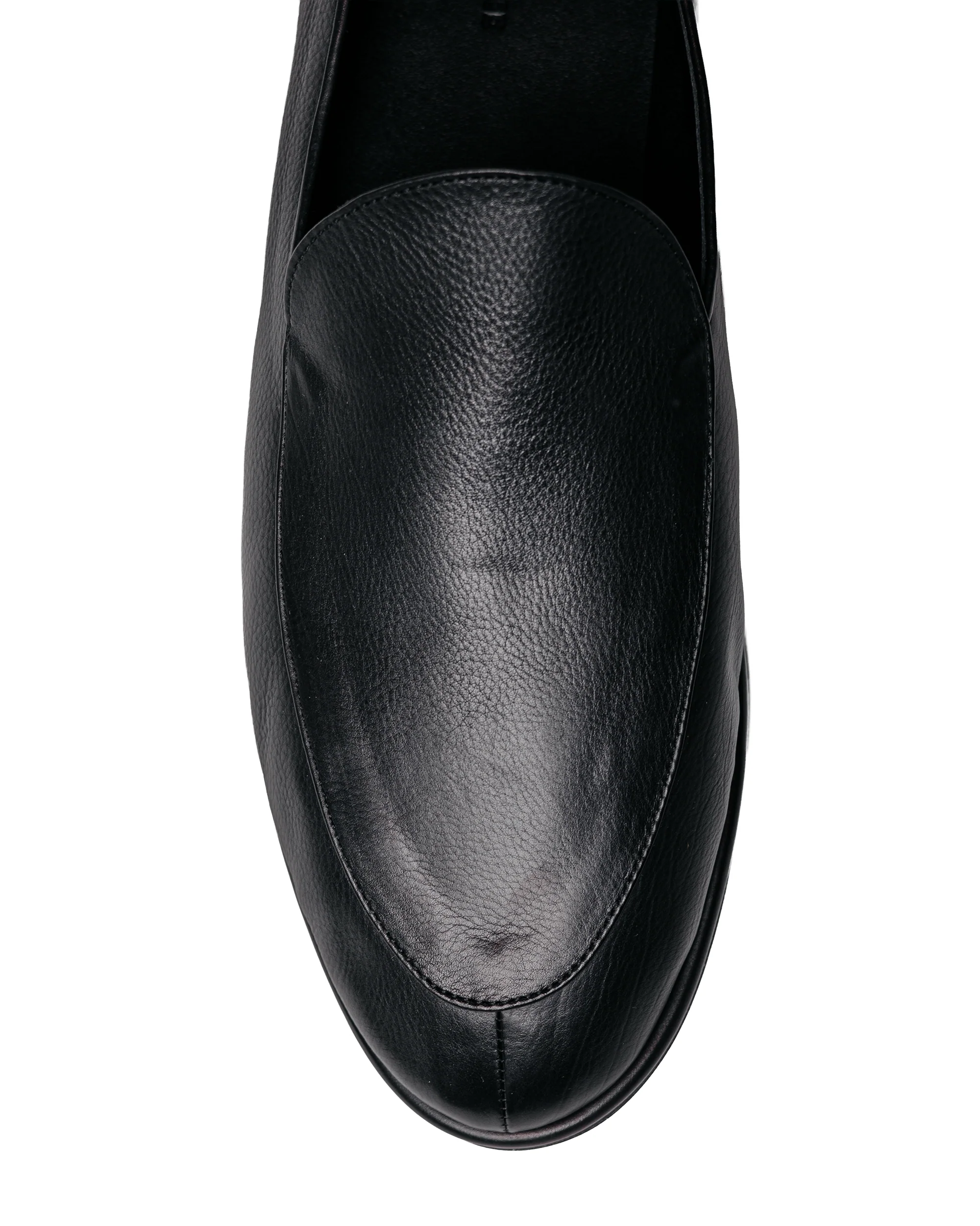 Auralee Soft Leather Loafers Black - Image 3