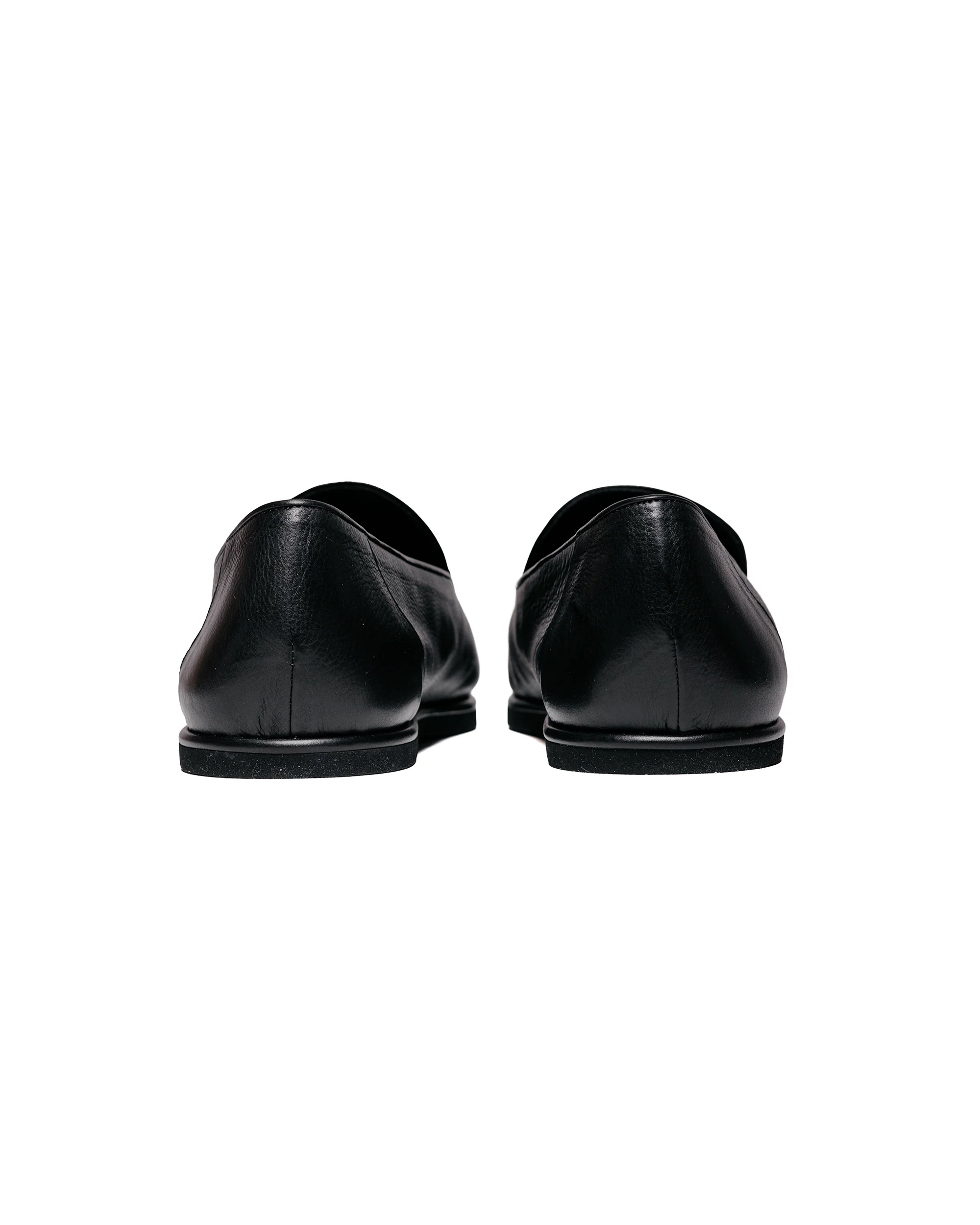 Auralee Soft Leather Loafers Black - Image 5