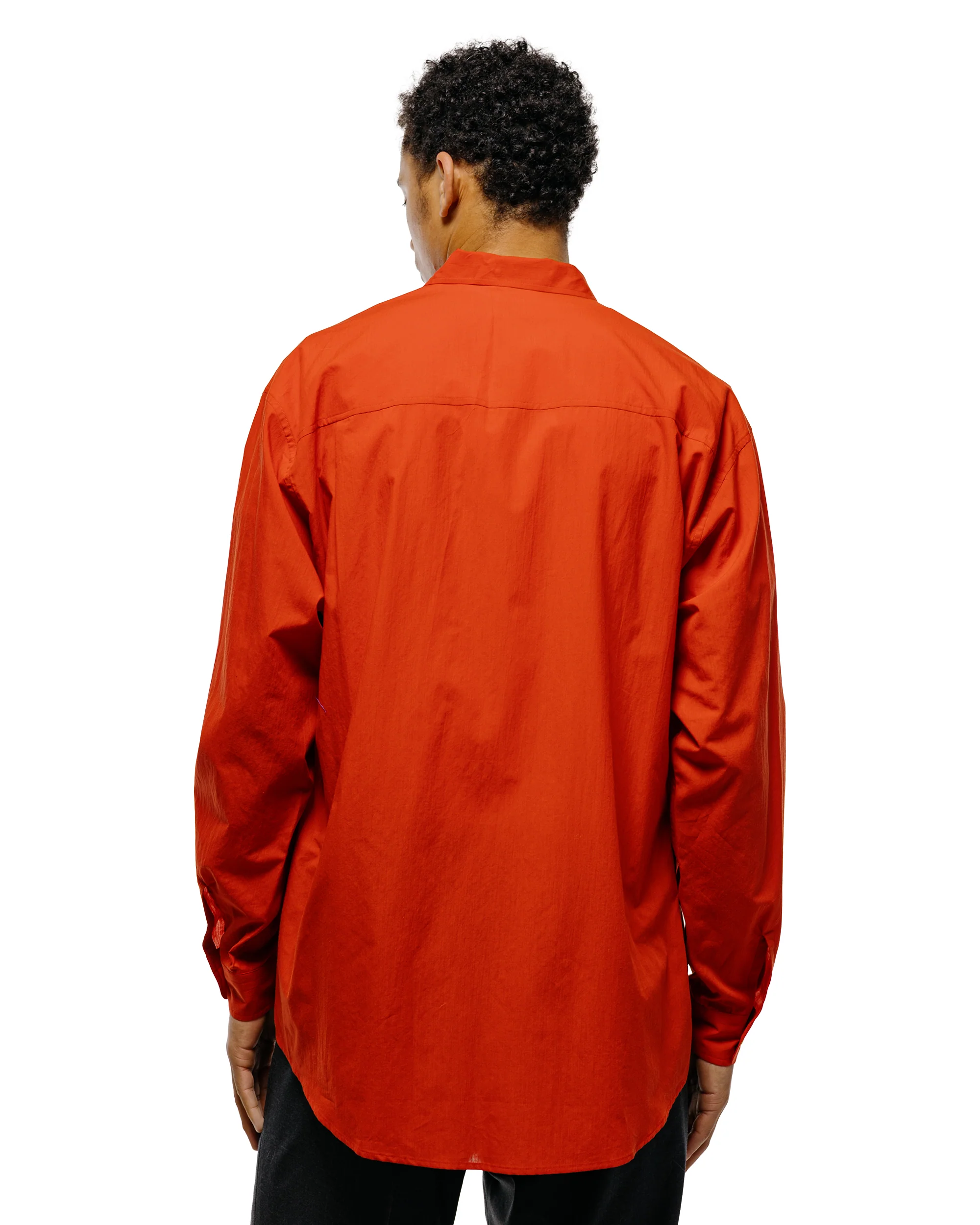 Auralee Super Fine Cotton Lawn Shirt Red - Image 4